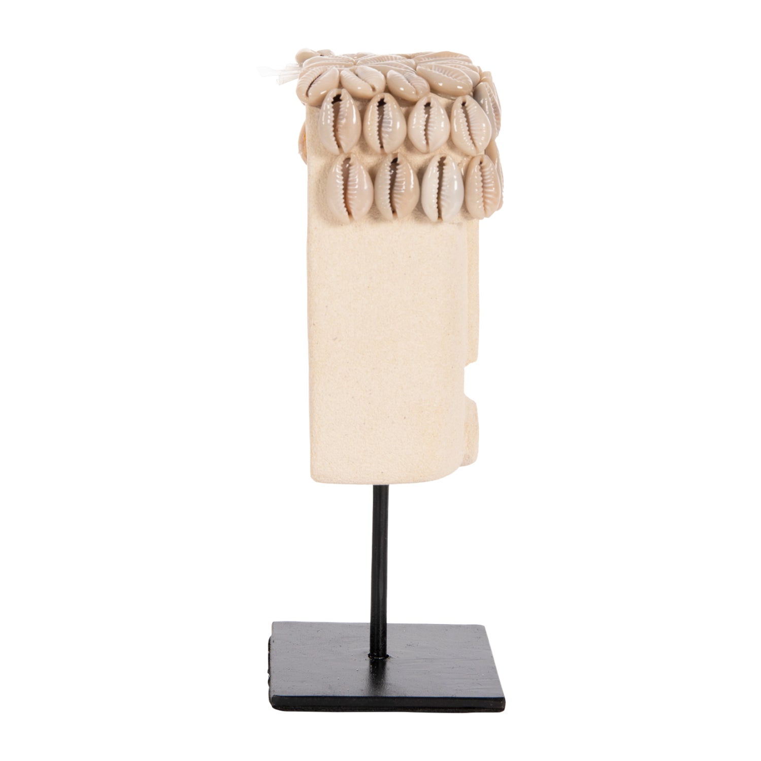 Декоративен настолен камък paras на черна метална стойка 9x6x19см