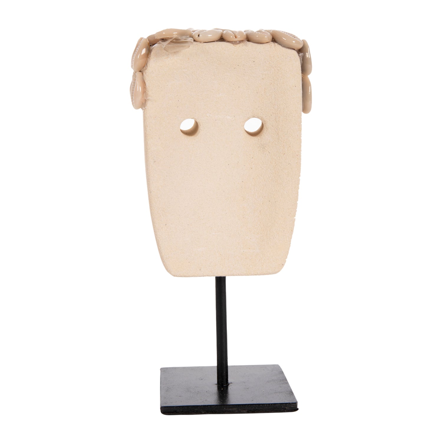 Декоративен настолен камък paras на черна метална стойка 9x6x19см