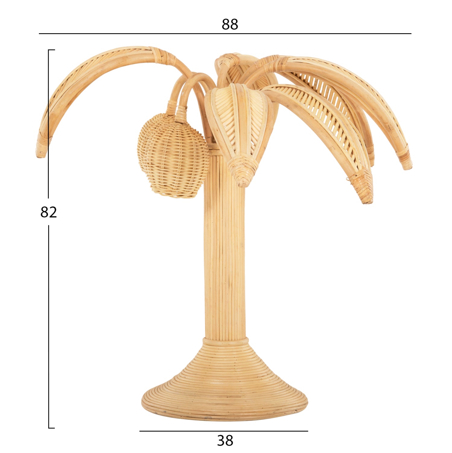 Ратанова палма 185см -натурал