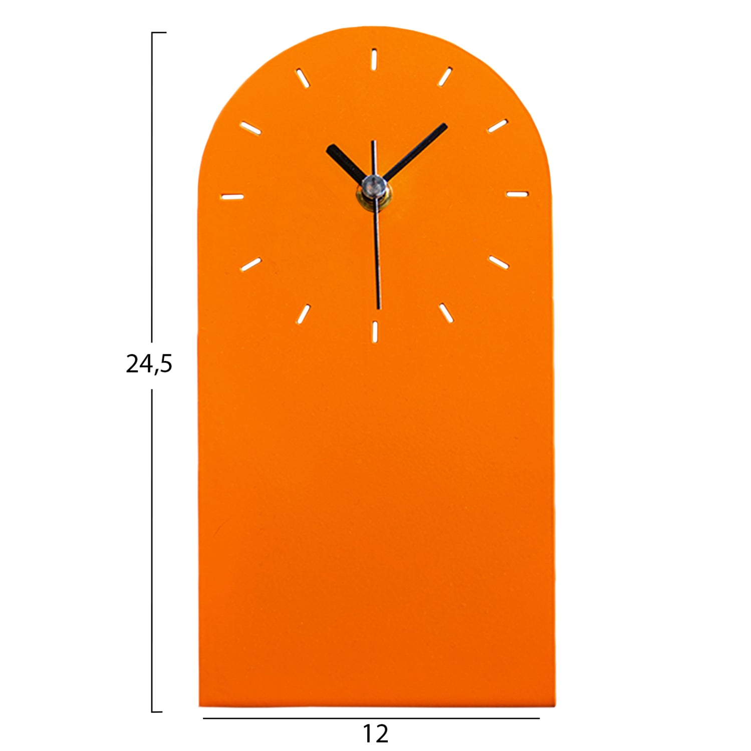 Настолен часовник оранжев цвят 12X24,5