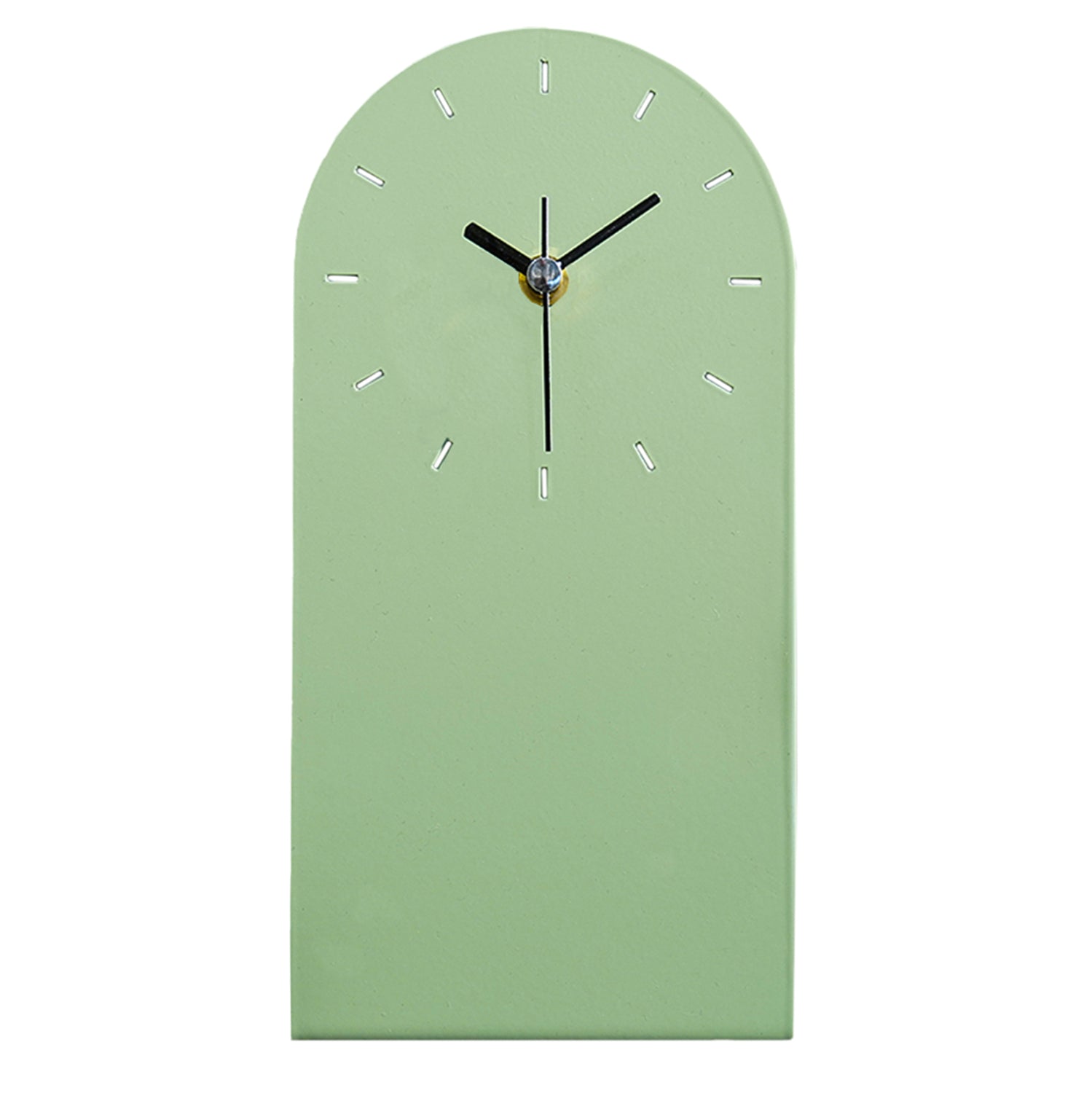 Настолен часовник светло зелен цвят 12X24,5