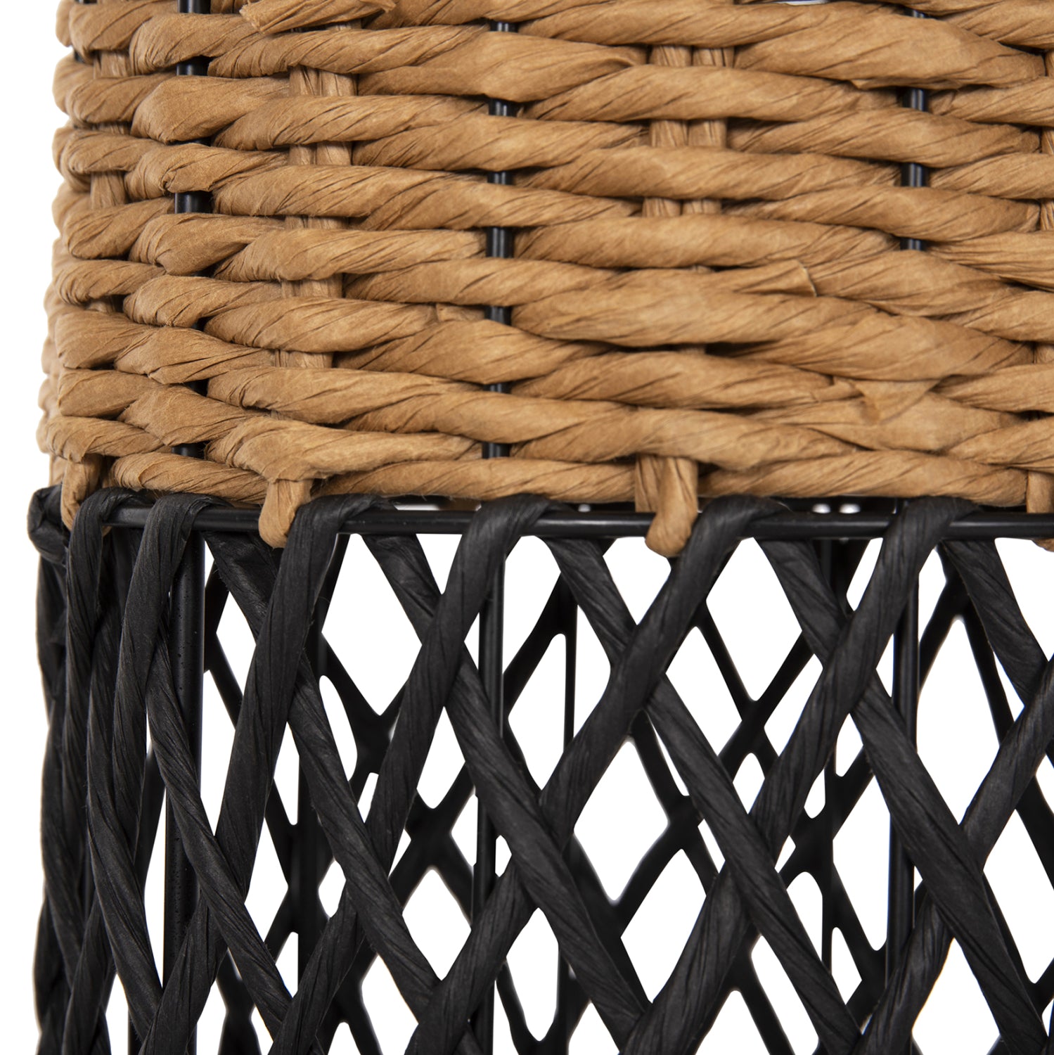 Подова лампа 4342 бежов-черен цвят Φ20X120Φсм