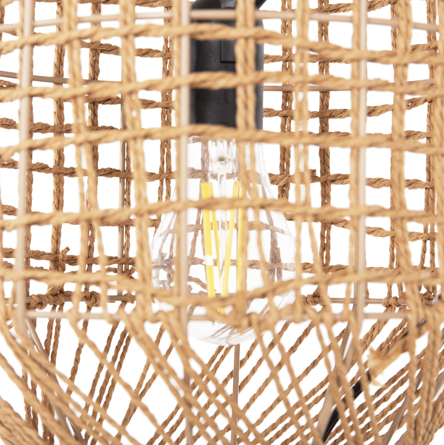 Таванна лампа 4344 бежов цвят Φ25x100-160Φсм