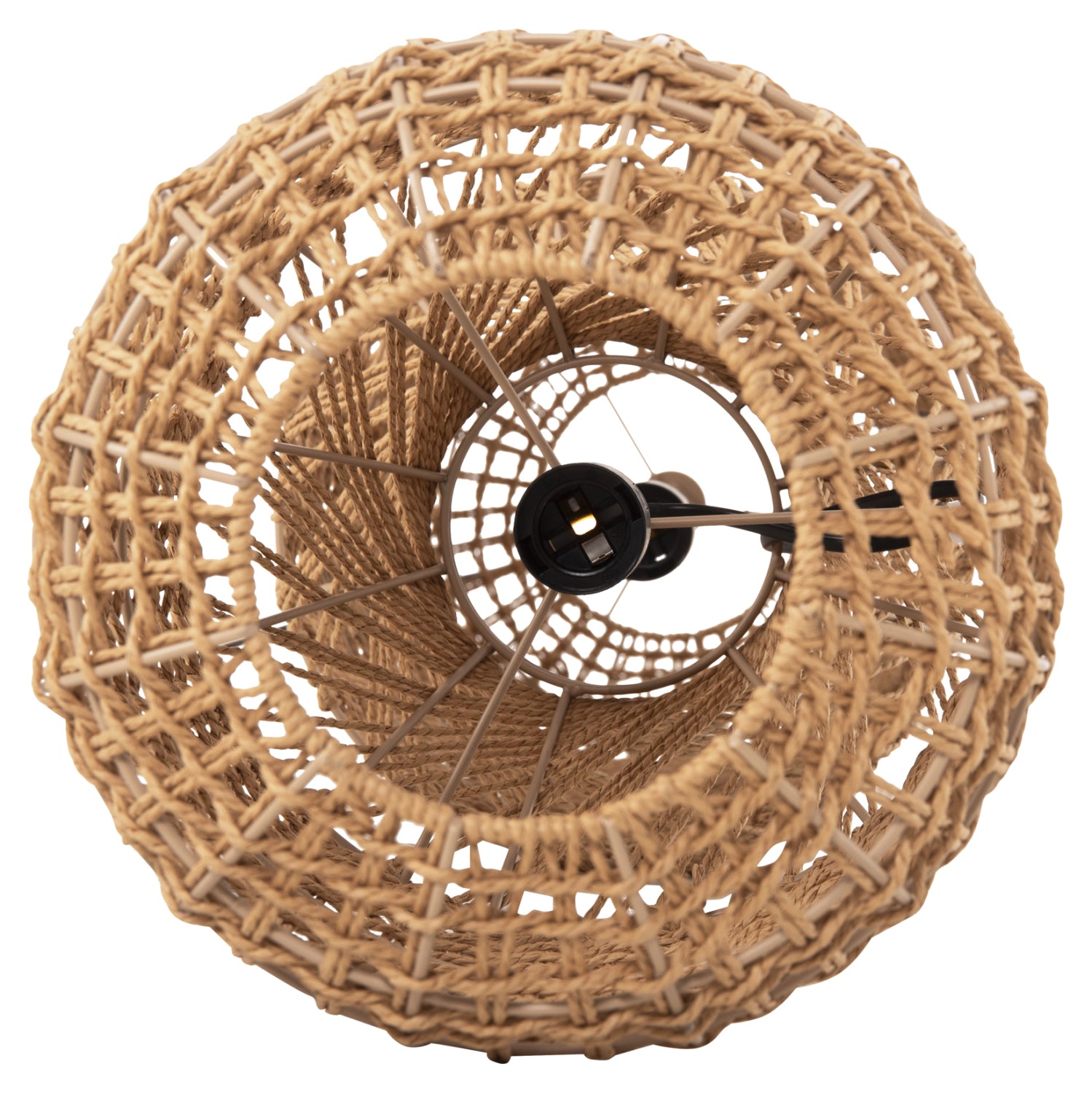 Таванна лампа 4344 бежов цвят Φ25x100-160Φсм