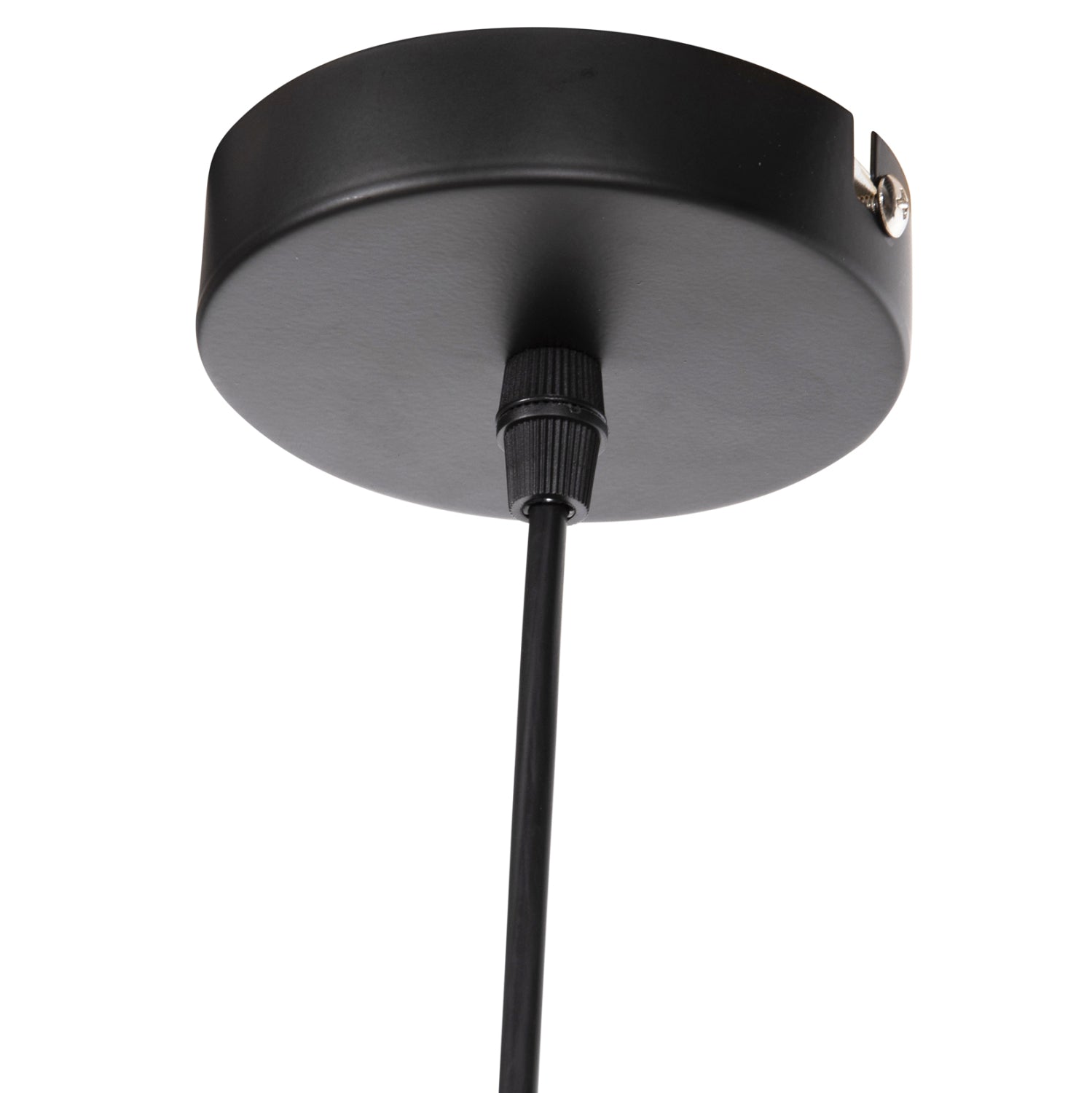 Таванна лампа 4346 бежов-черен цвят Φ55.5x44см