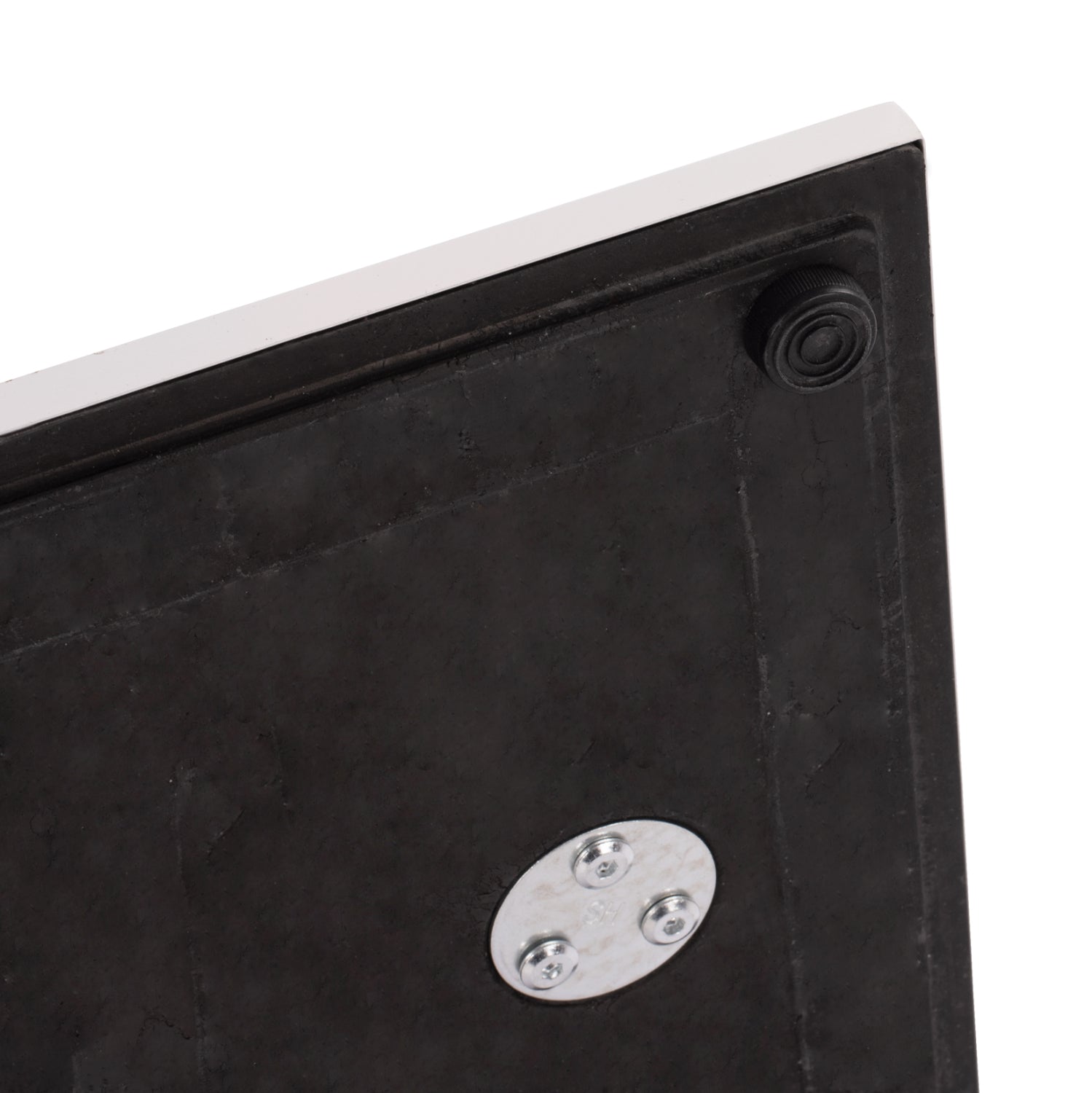 Основа за маса двойна 80Χ40Χ72 метална с регулатори 435 бял цвят