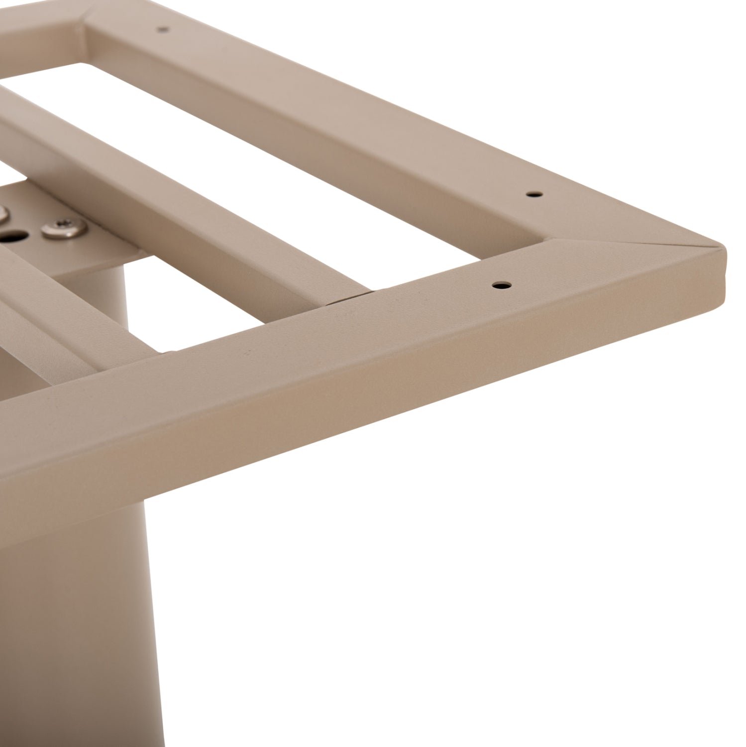 Основа двойна за маса-435.25 размери 40/80/72см  цвят капучино