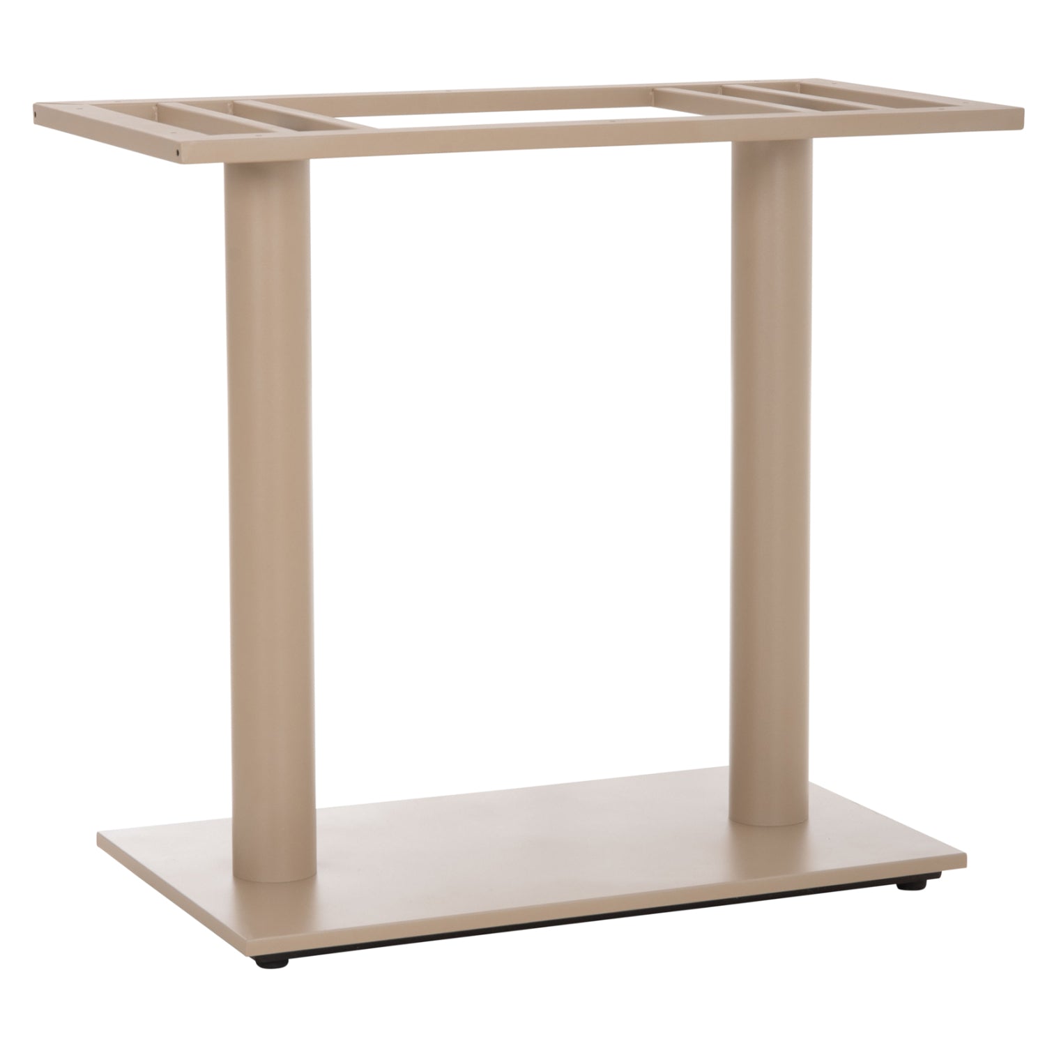 Основа двойна за маса-435.25 размери 40/80/72см  цвят капучино