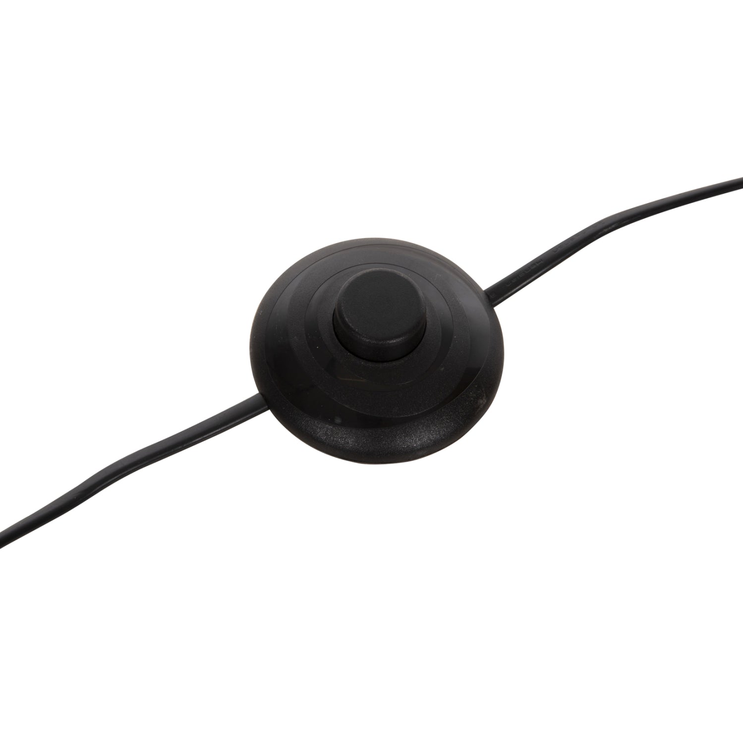 Подова лампа цвят натурал-черен