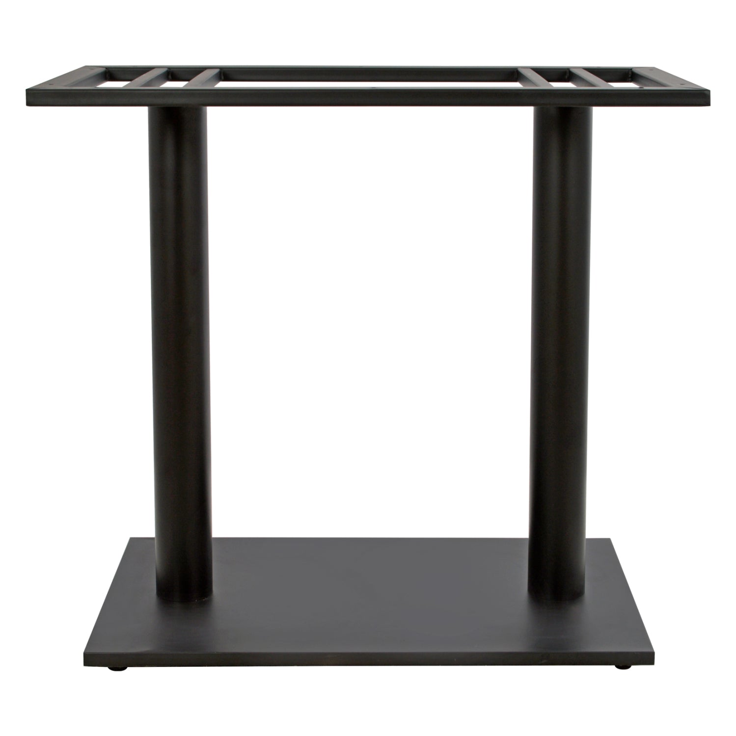 Основа за маса двойна 435 метал черен цвят  40X70X72см