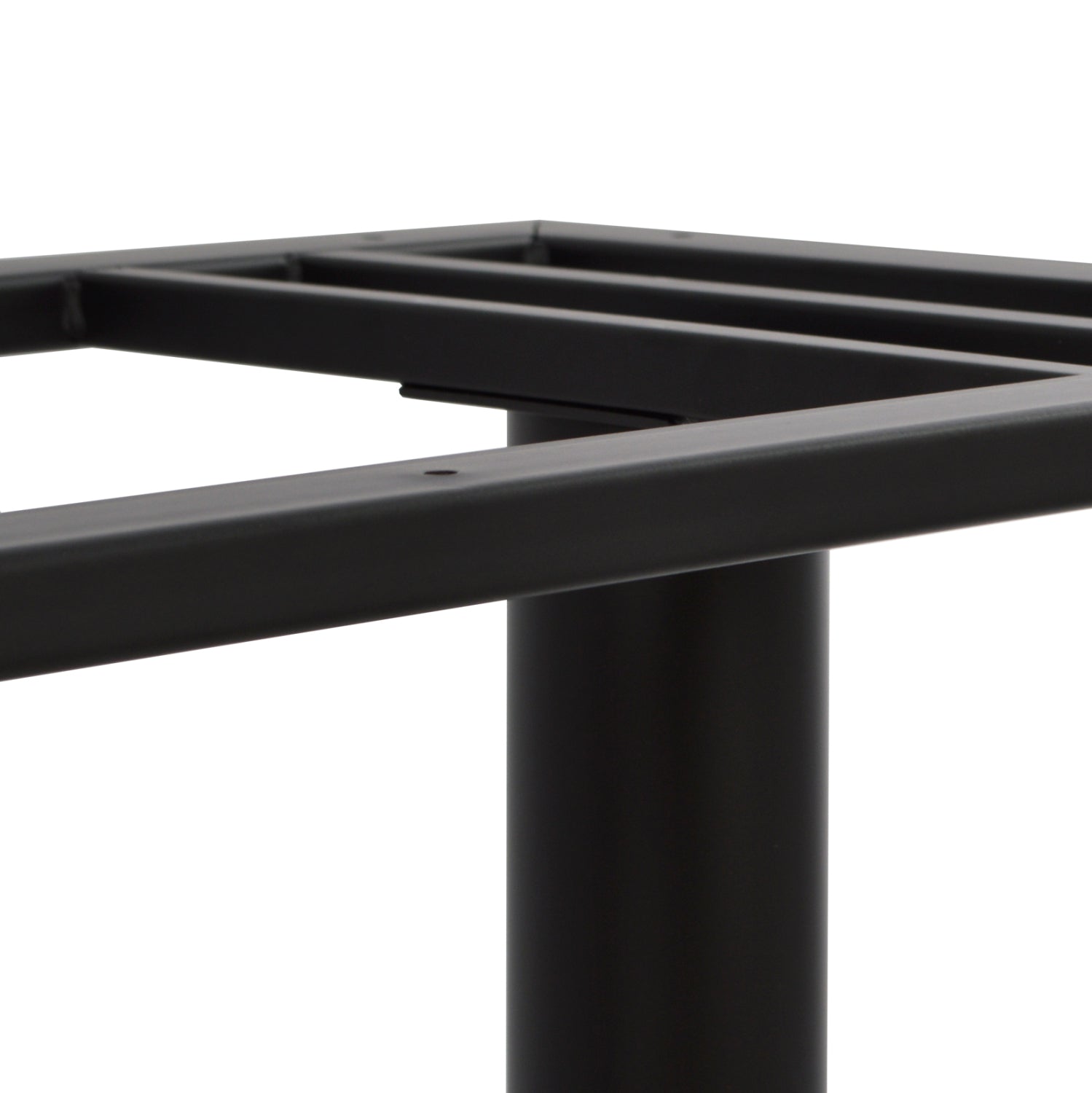 Основа за маса двойна 435 метал черен цвят  40X70X72см