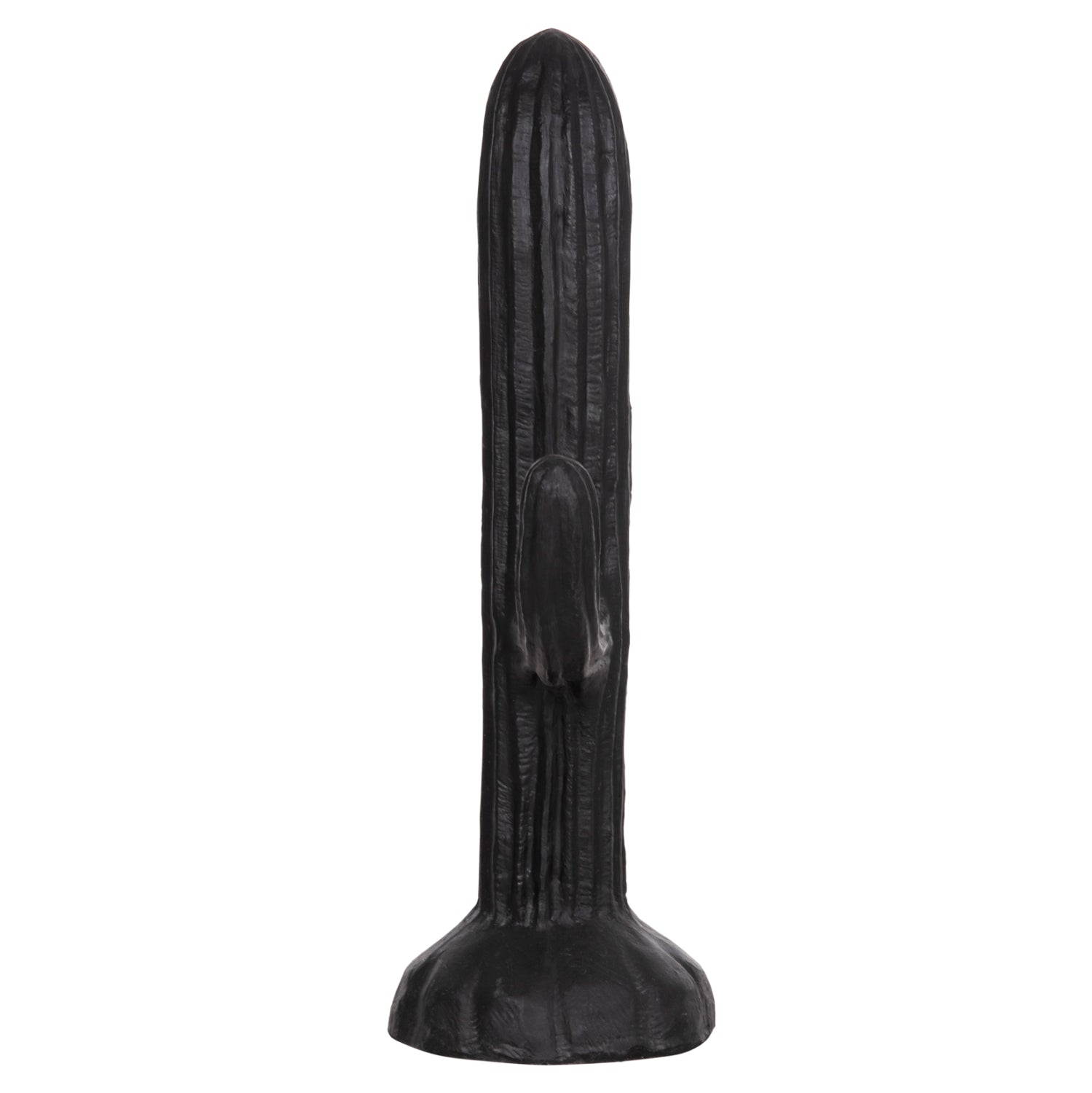 Декоративен подов кактус гипс в черно 63x37x150см