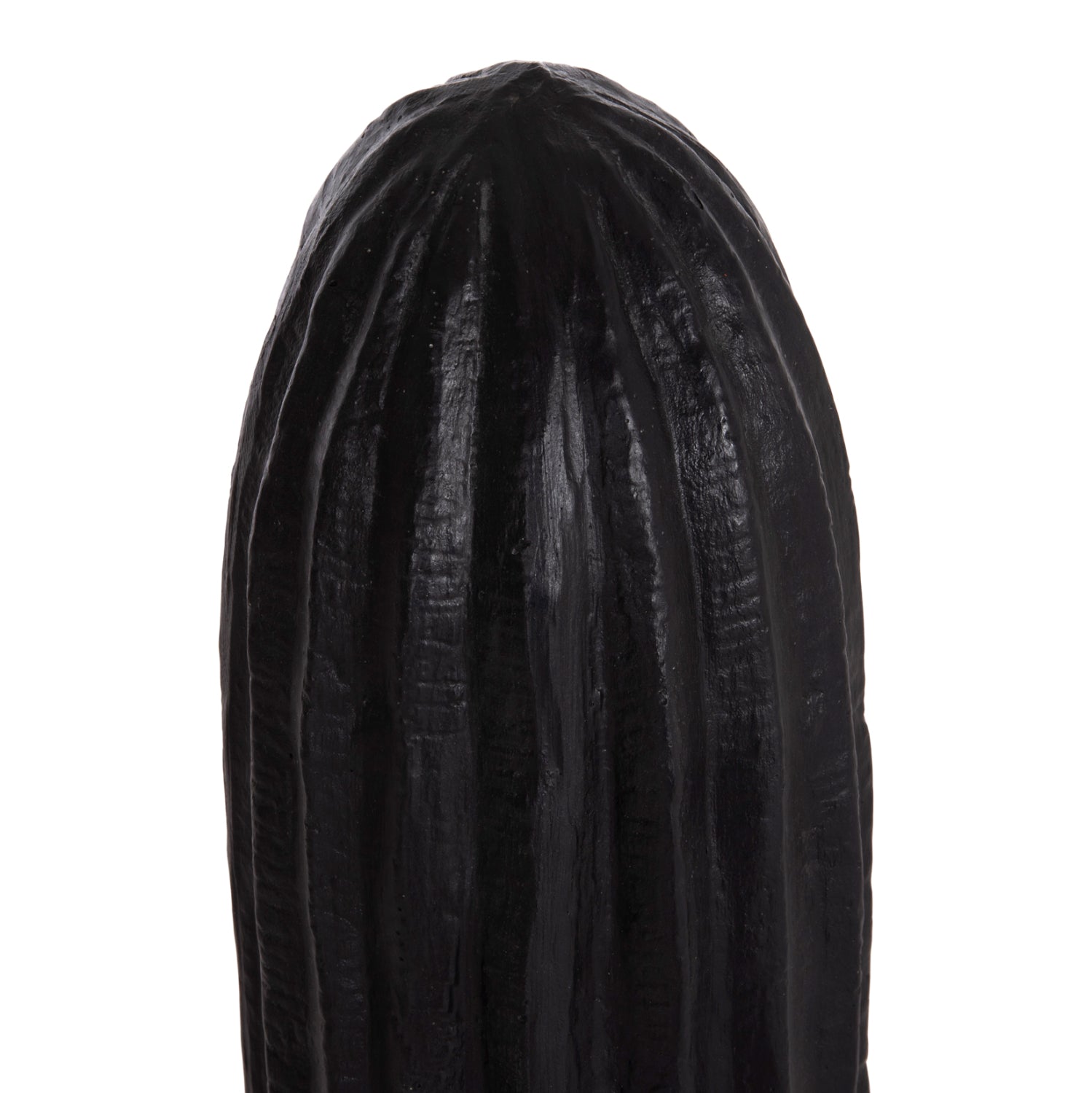 Декоративен подов кактус гипс в черно 63x37x150см