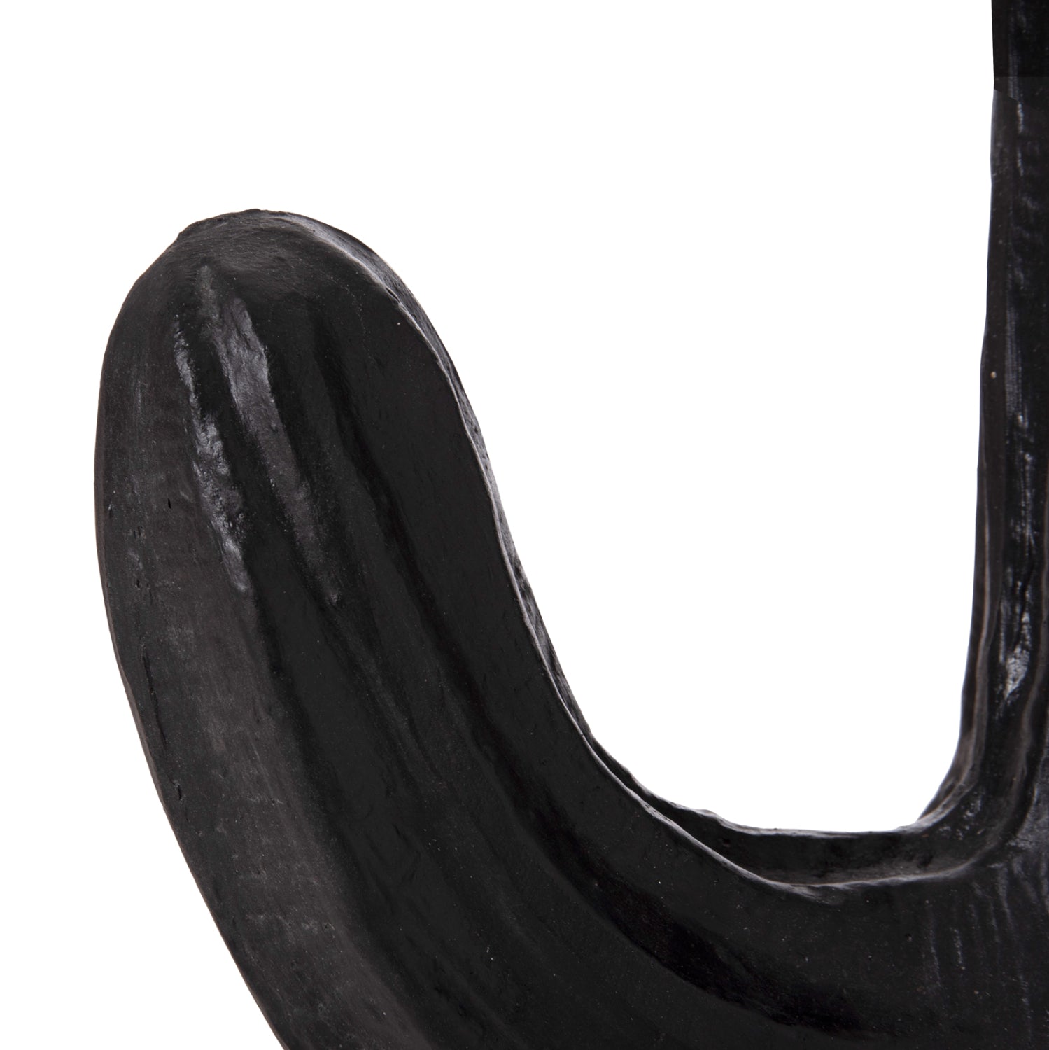 Декоративен подов кактус гипс в черно 42x30x74см