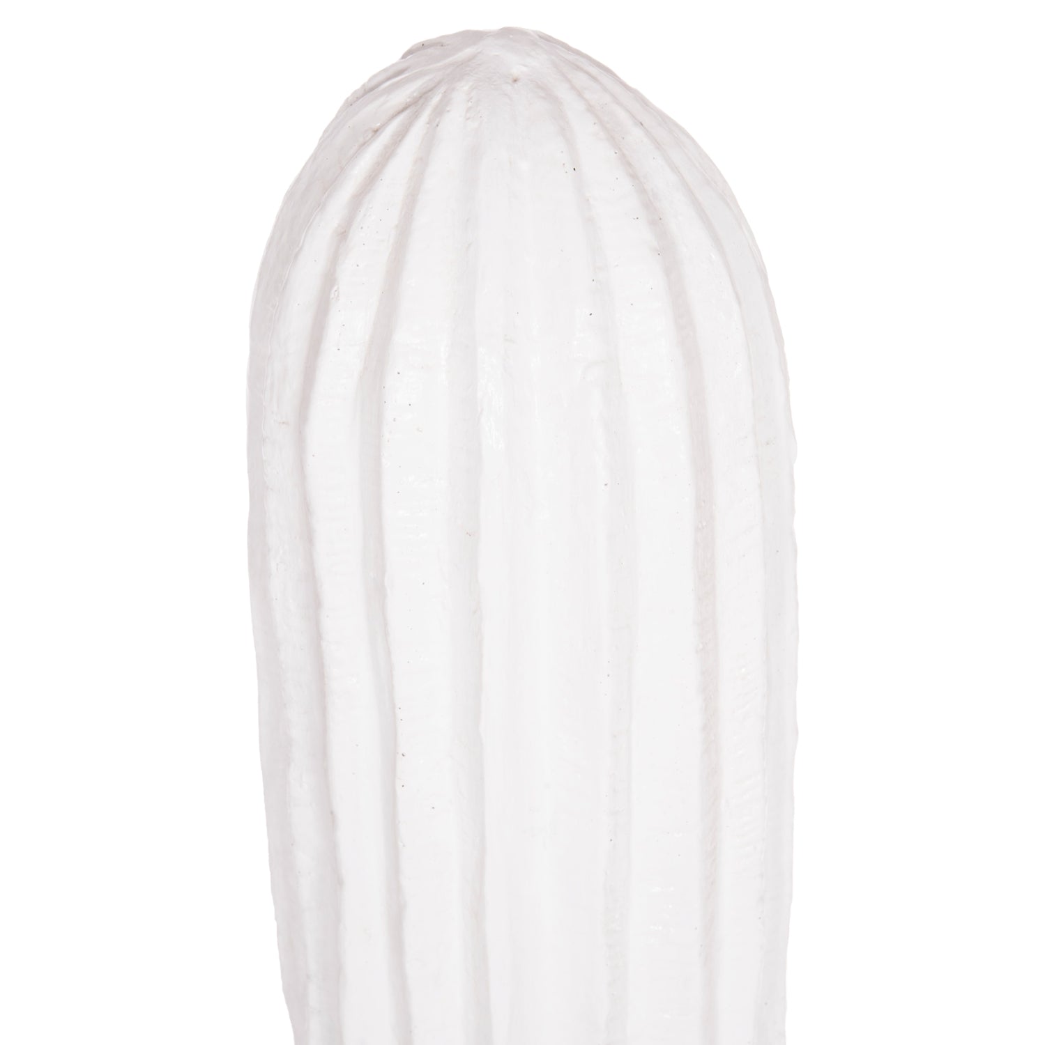 Декоративен подов кактус гипс в бяло 63x37x150см