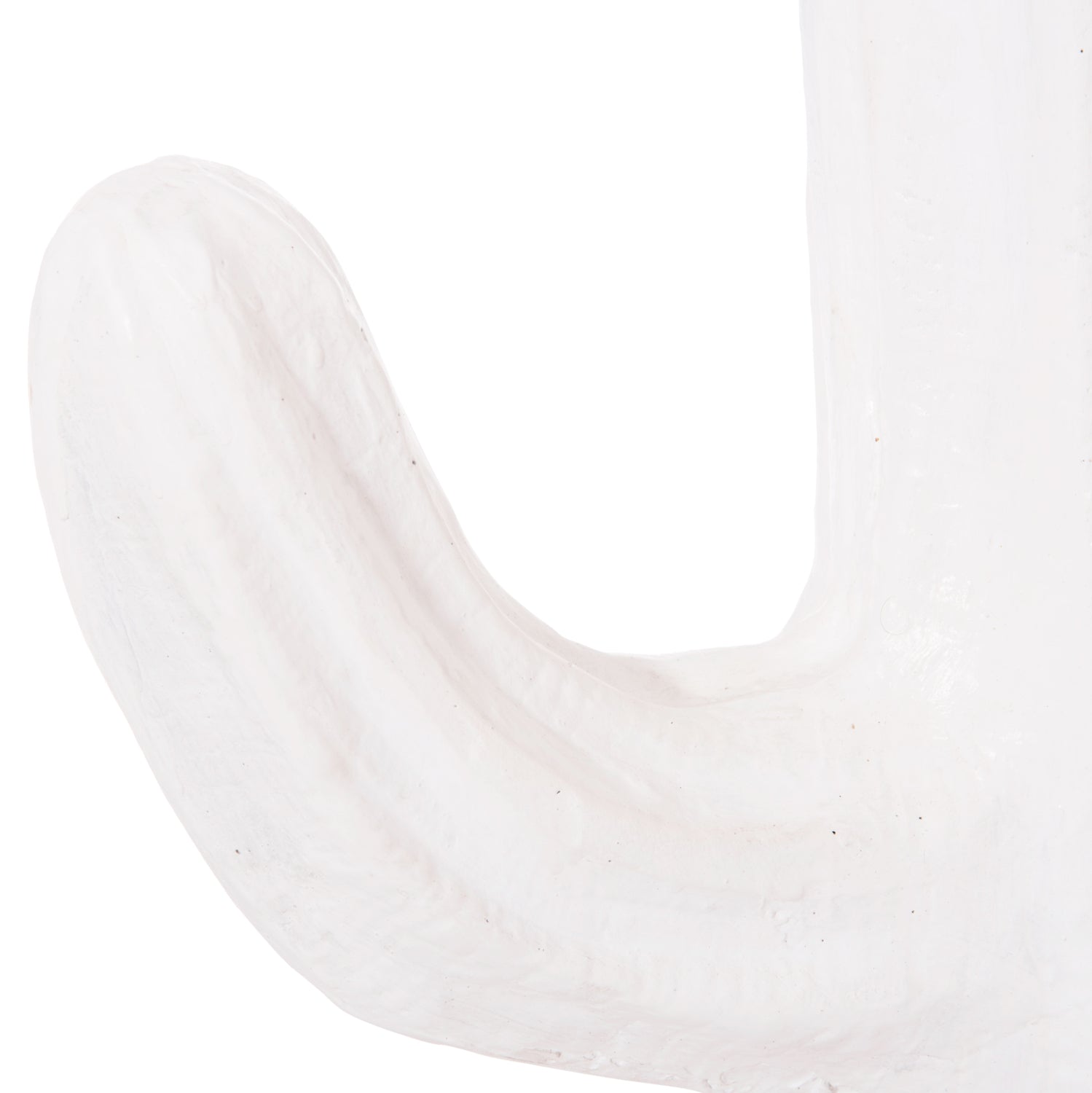 Декоративен подов кактус гипс в бяло 42x30x74см