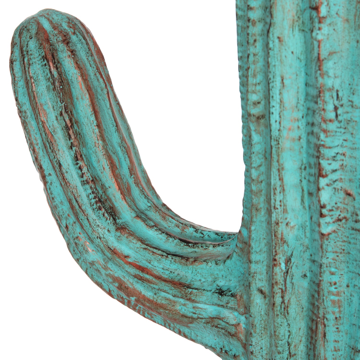 Декоративен подов кактусов гипс в тюркоазен цвят 54x34x103см