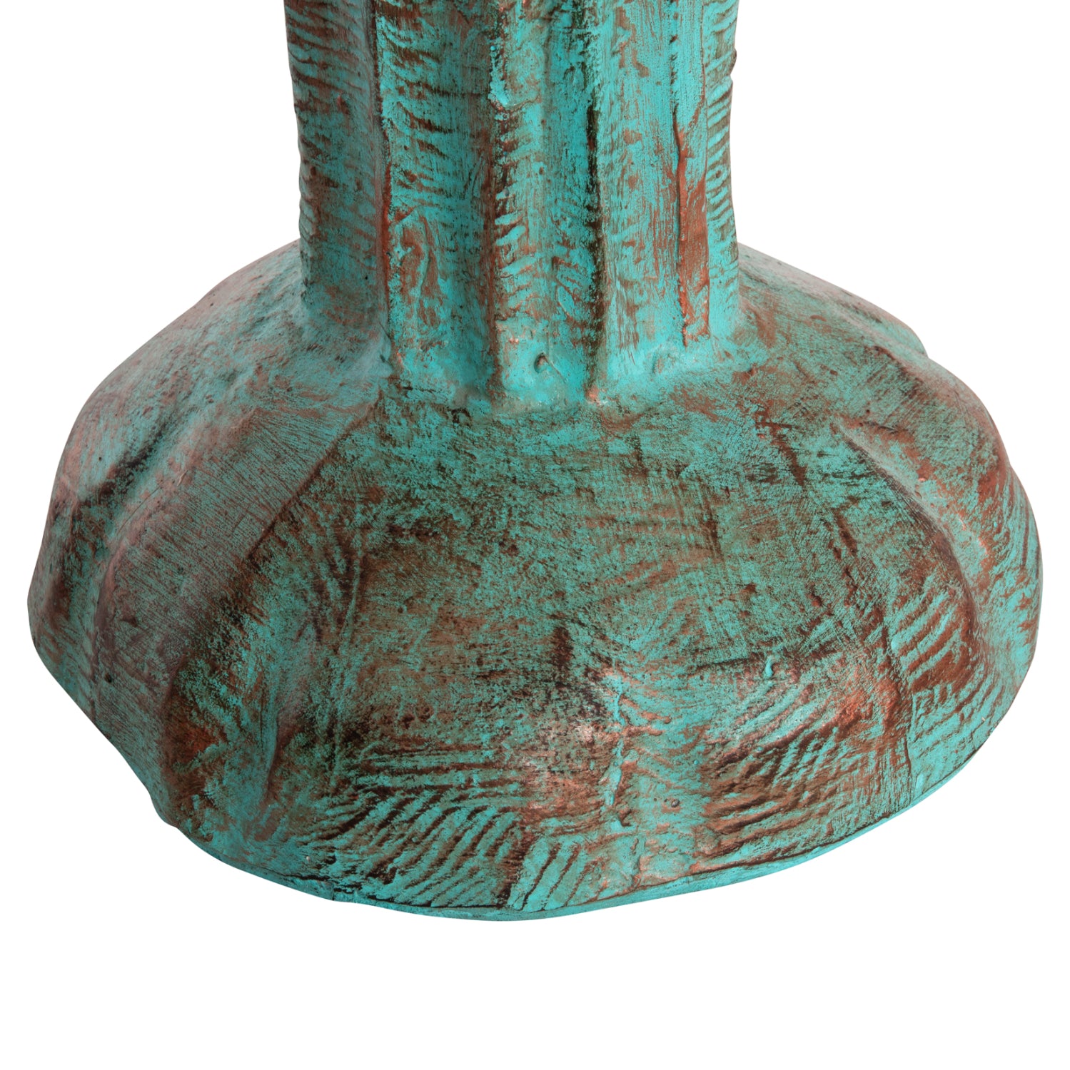 Декоративен подов кактусов гипс в тюркоазен цвят 42x30x74см