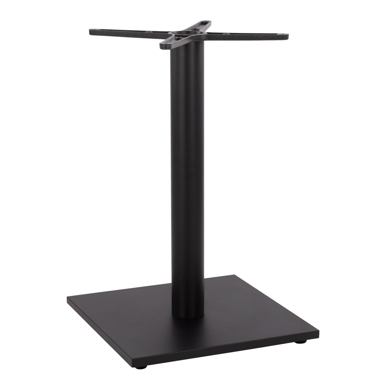 Основа за маса 438 метал черен цвят  45Χ45Χ72 с регулатори