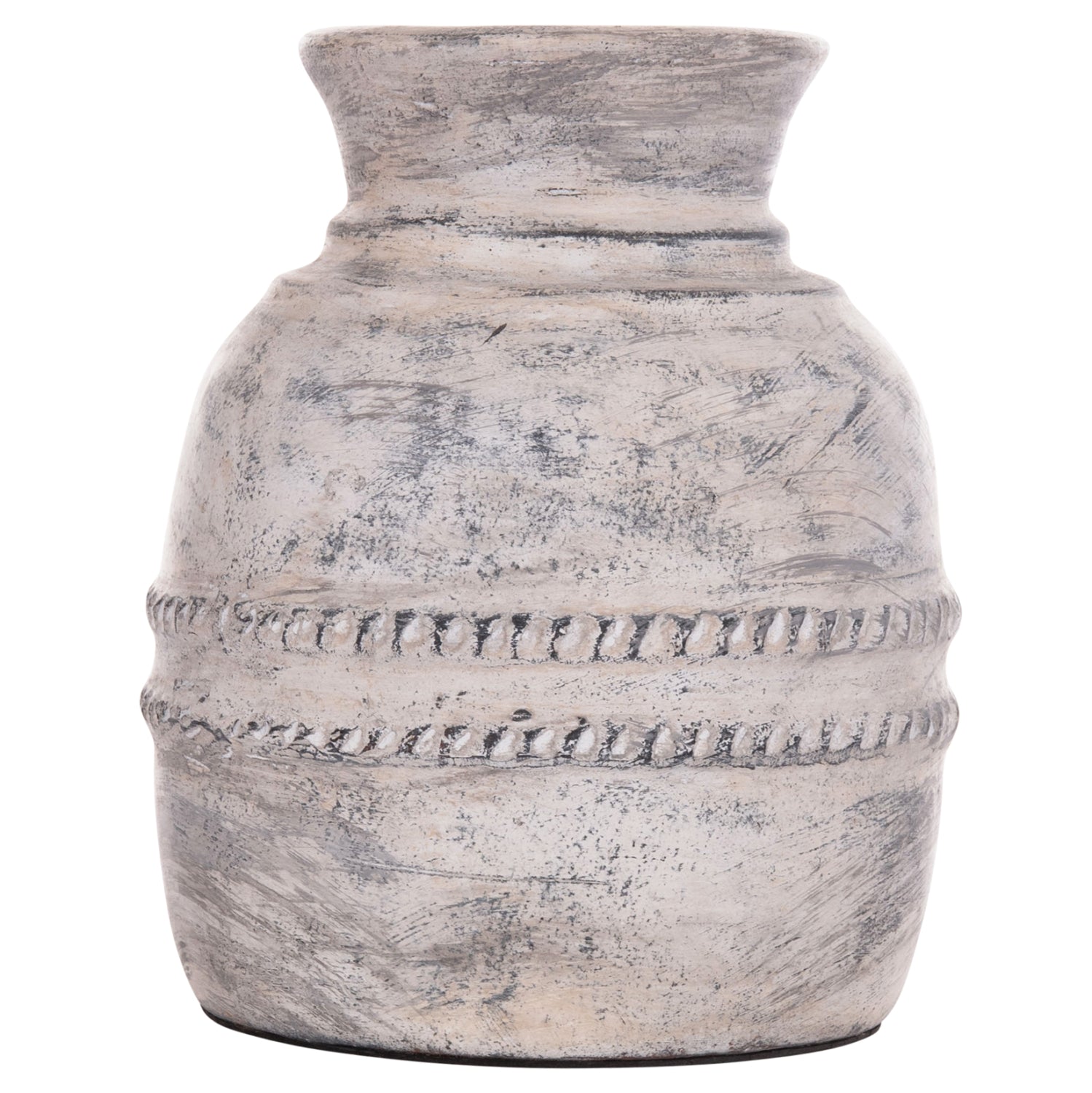 Декоративна ваза  Vermo теракота в светло сиво φ21x25hcm