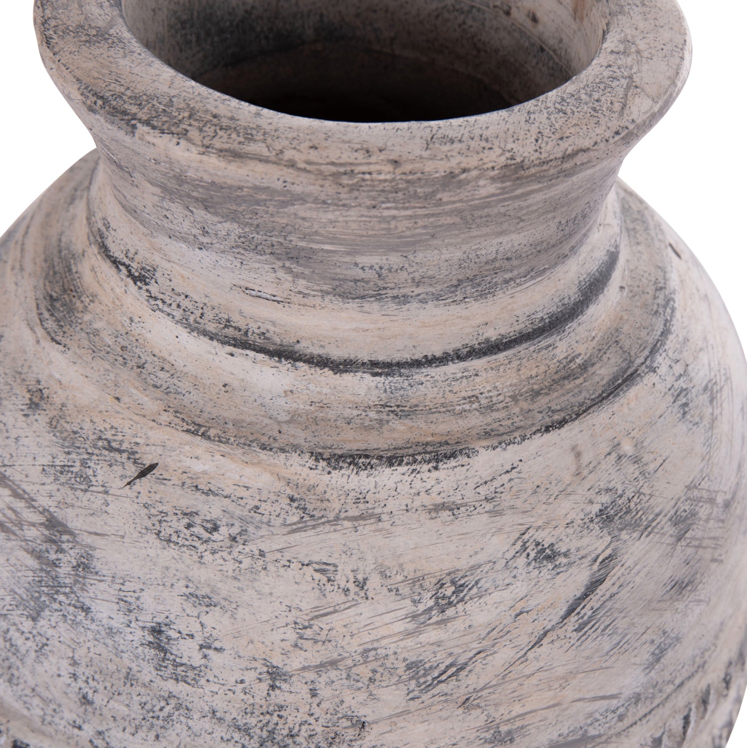 Декоративна ваза  Vermo теракота в светло сиво φ21x25hcm