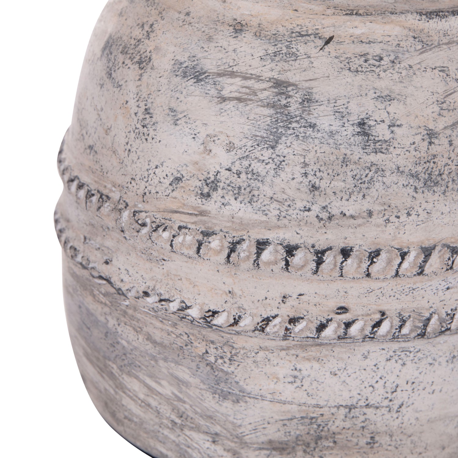 Декоративна ваза  Vermo теракота в светло сиво φ21x25hcm