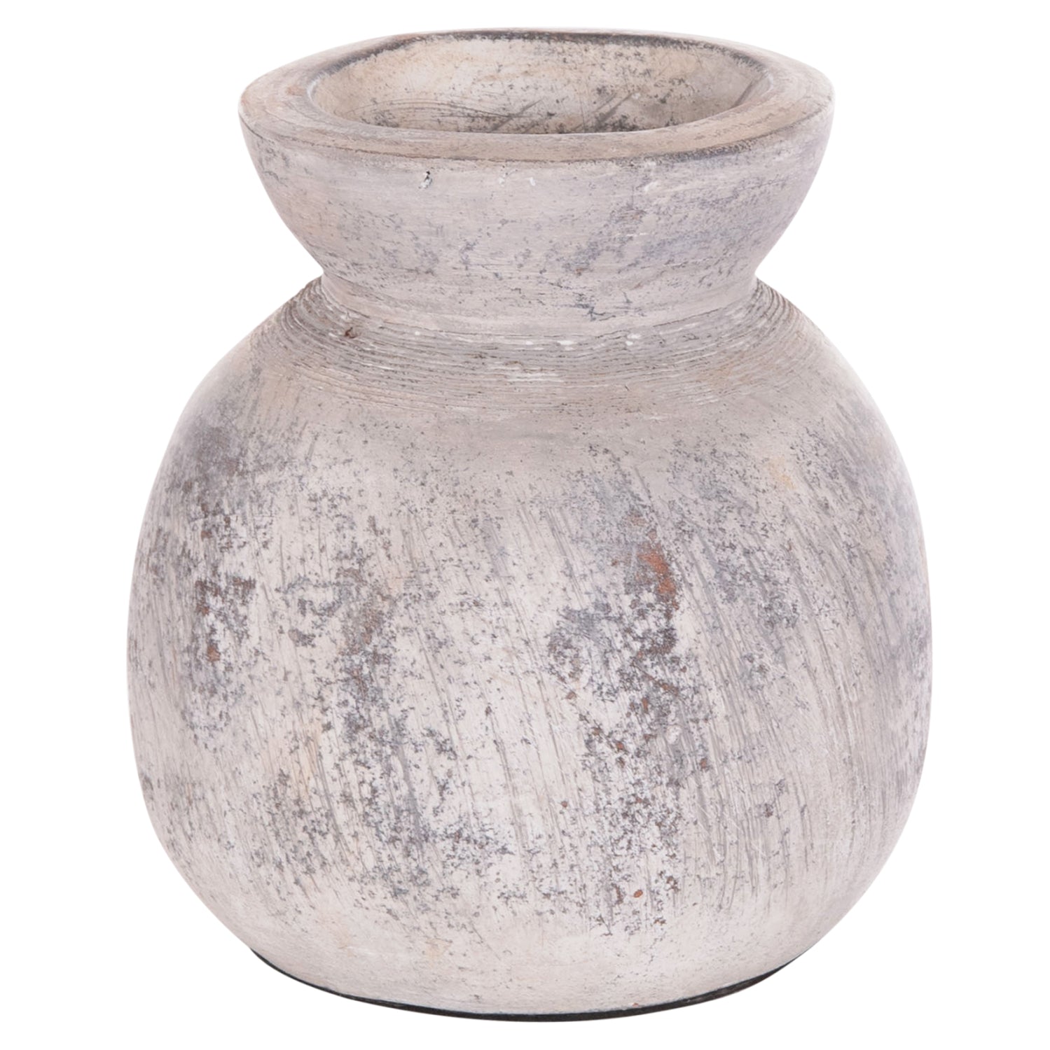 Декоративна ваза за настола vermo теракота в светло сиво φ18x19всм