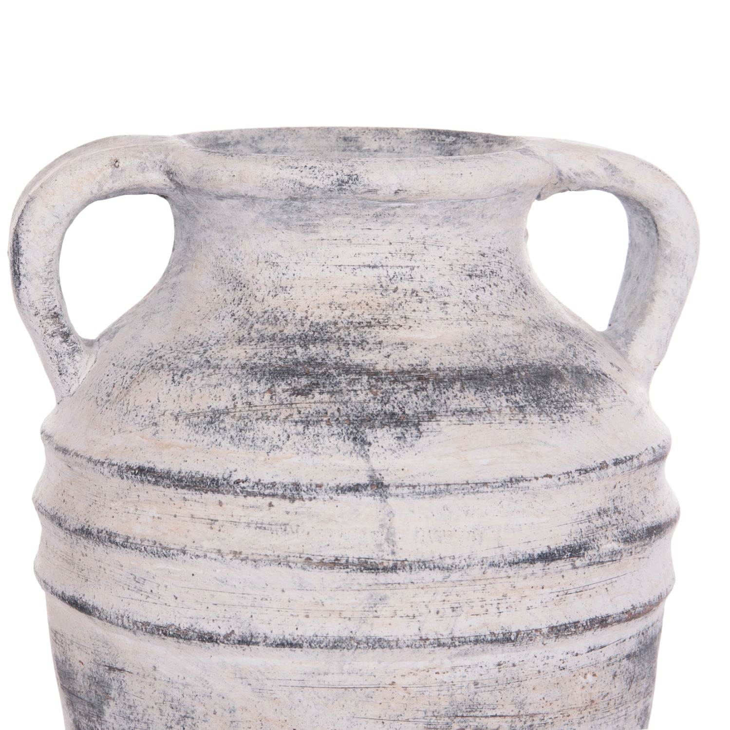 Декоративна ваза  Vermo теракота в светло сиво φ21x22hсм