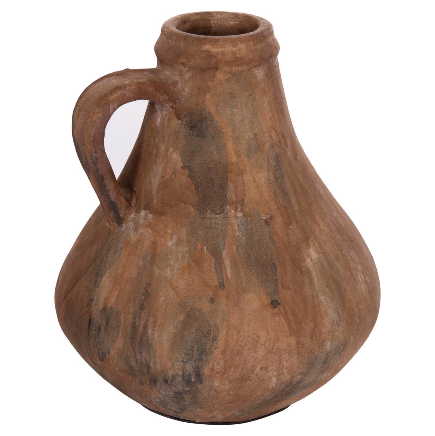 Декоративна ваза vermo теракота в старо кафяво φ25x28hcm