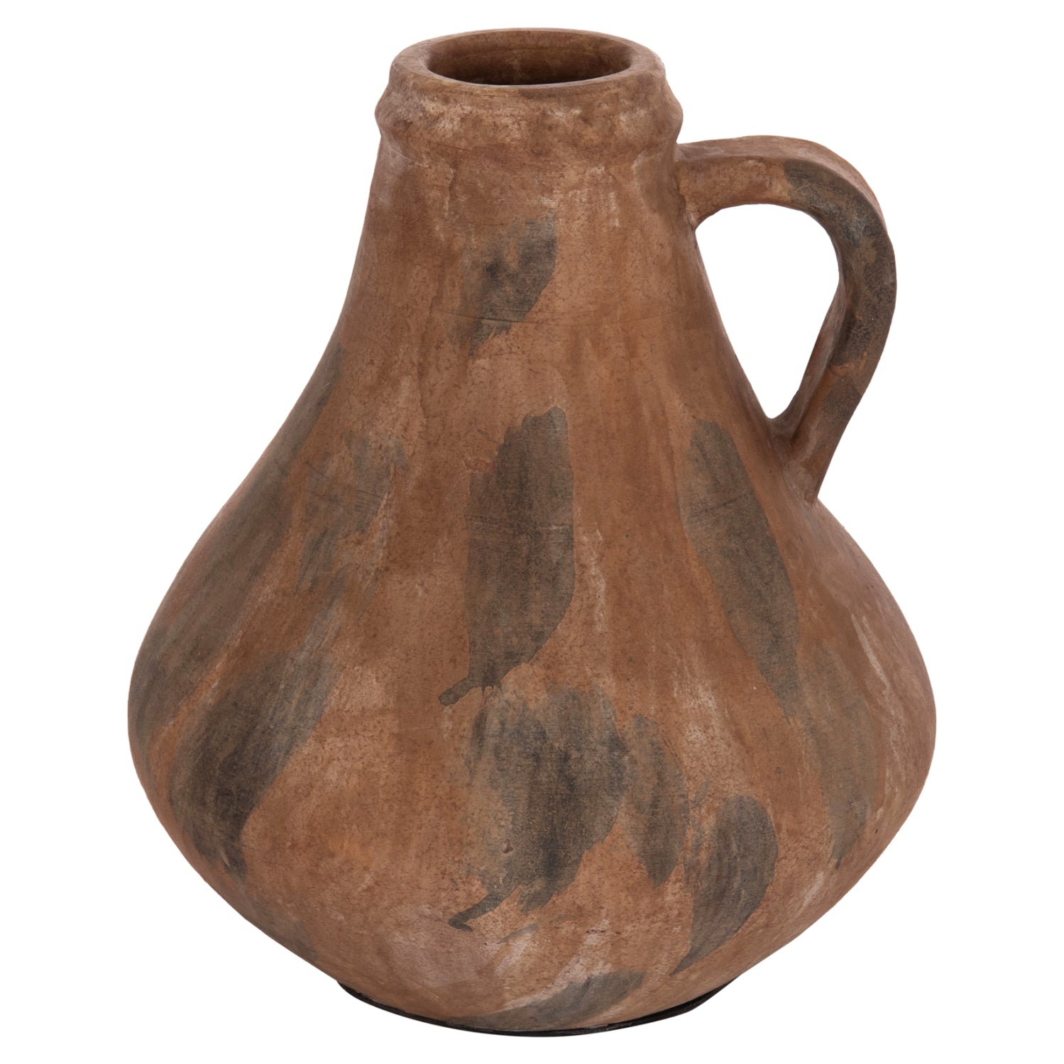 Декоративна ваза vermo теракота в старо кафяво φ25x28hcm