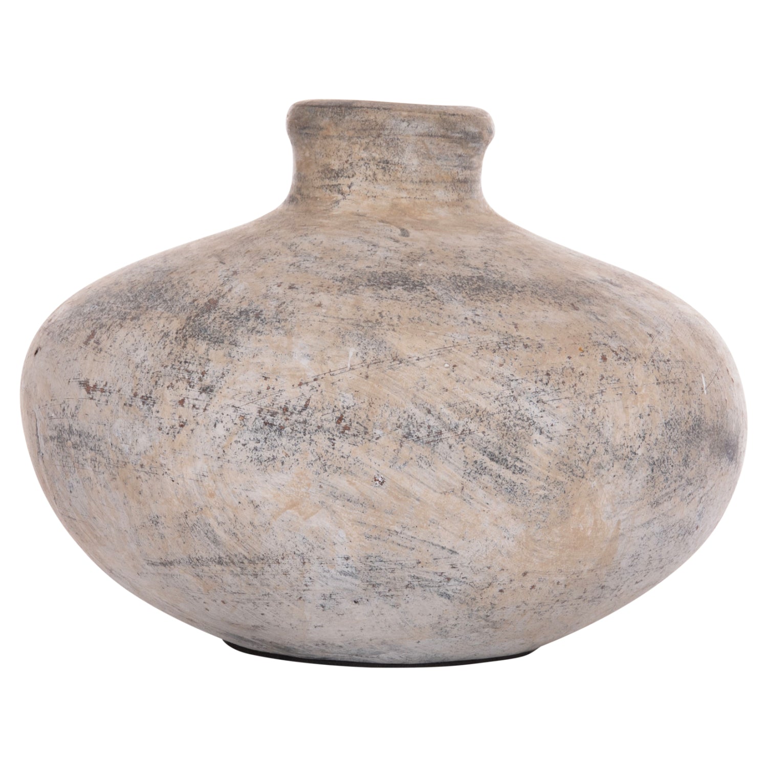 Декоративна ваза  Vermo теракота в кремав цвят φ27x18всм