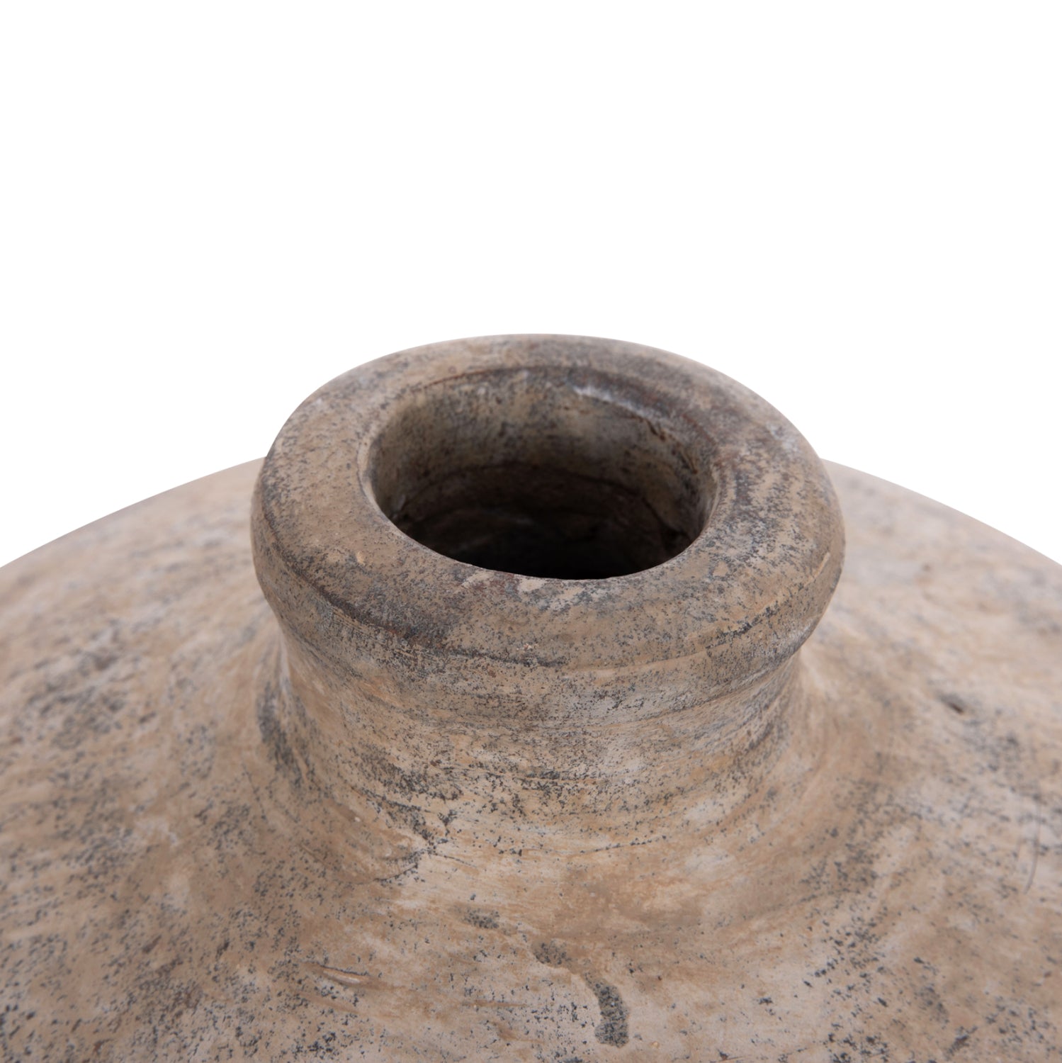 Декоративна ваза  Vermo теракота в кремав цвят φ27x18всм