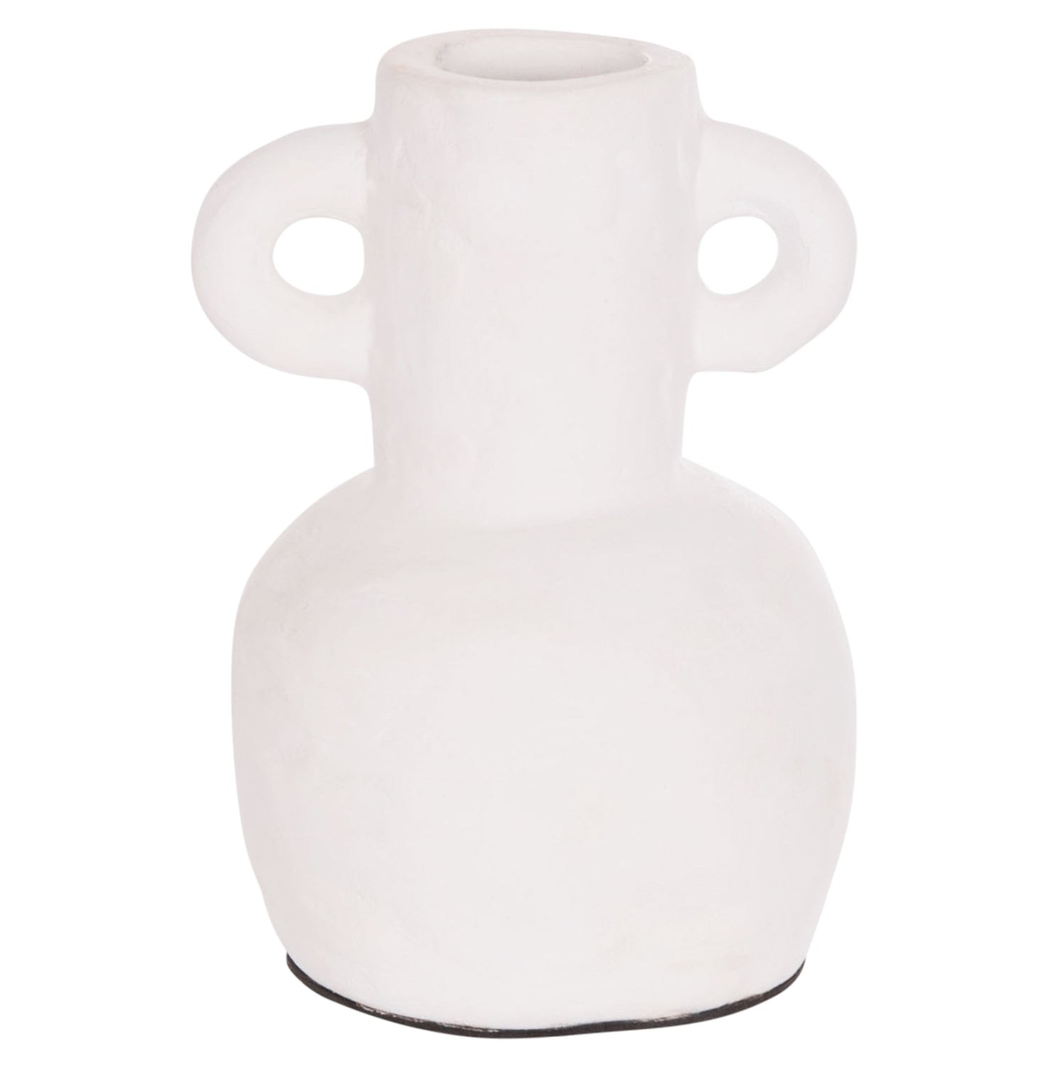 Декоративна ваза серия clayvon теракота в бяло φ14x20hcm