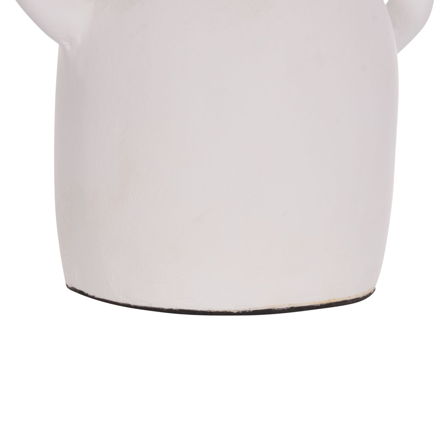 Декоративна ваза серия clayvon теракота в бяло 20x12x19см