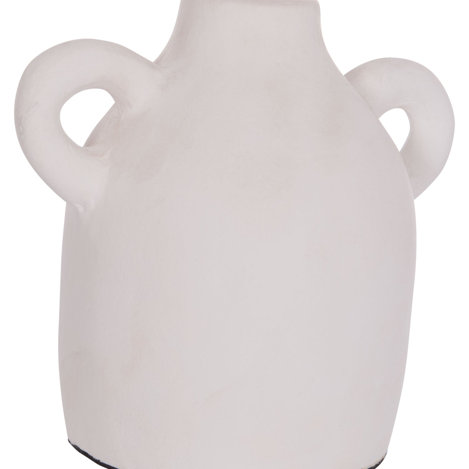 Декоративна ваза серия clayvon теракота в бяло 20x12x19см