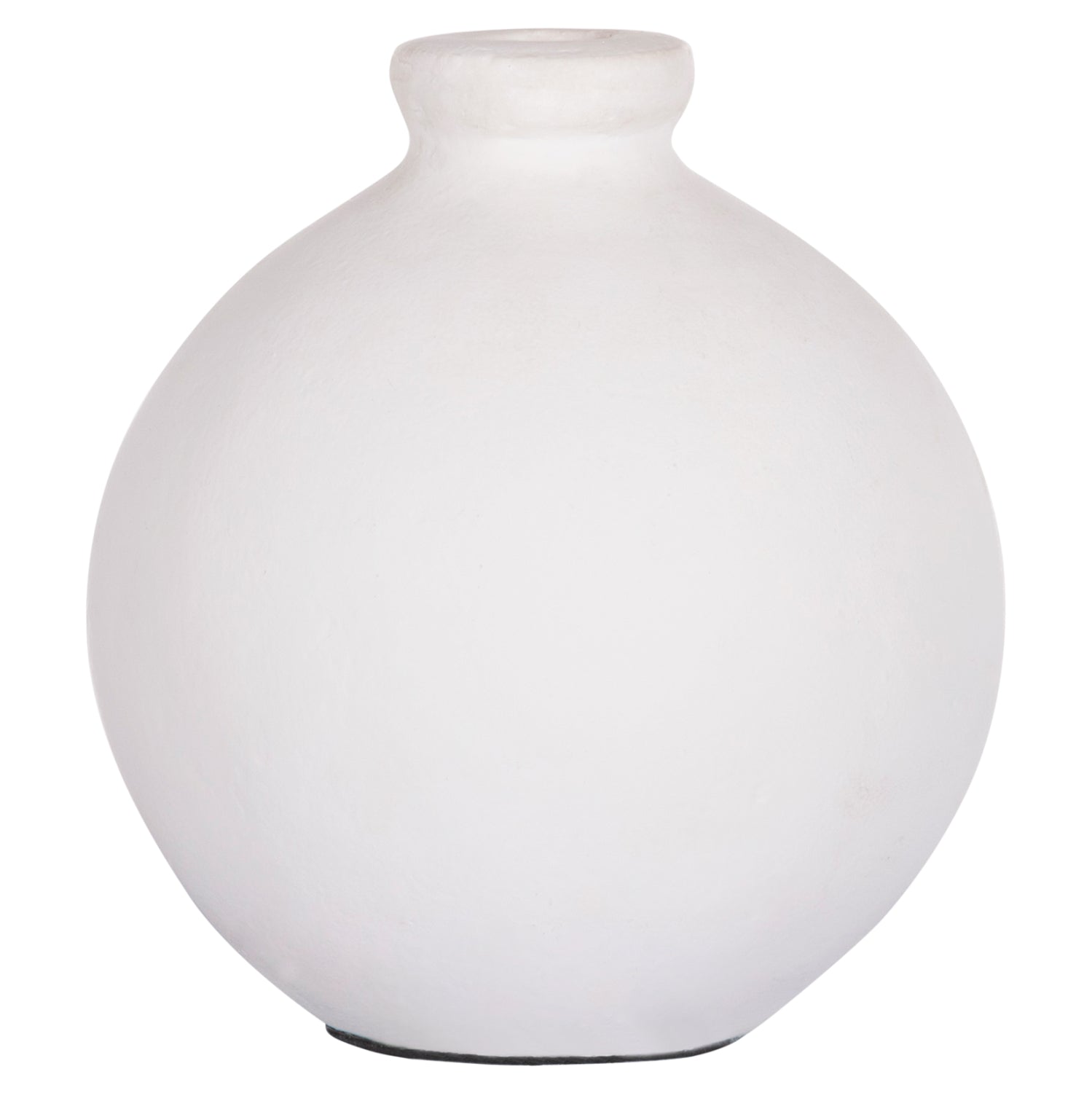 Ваза CLAYVON бял цвят 18x18x20