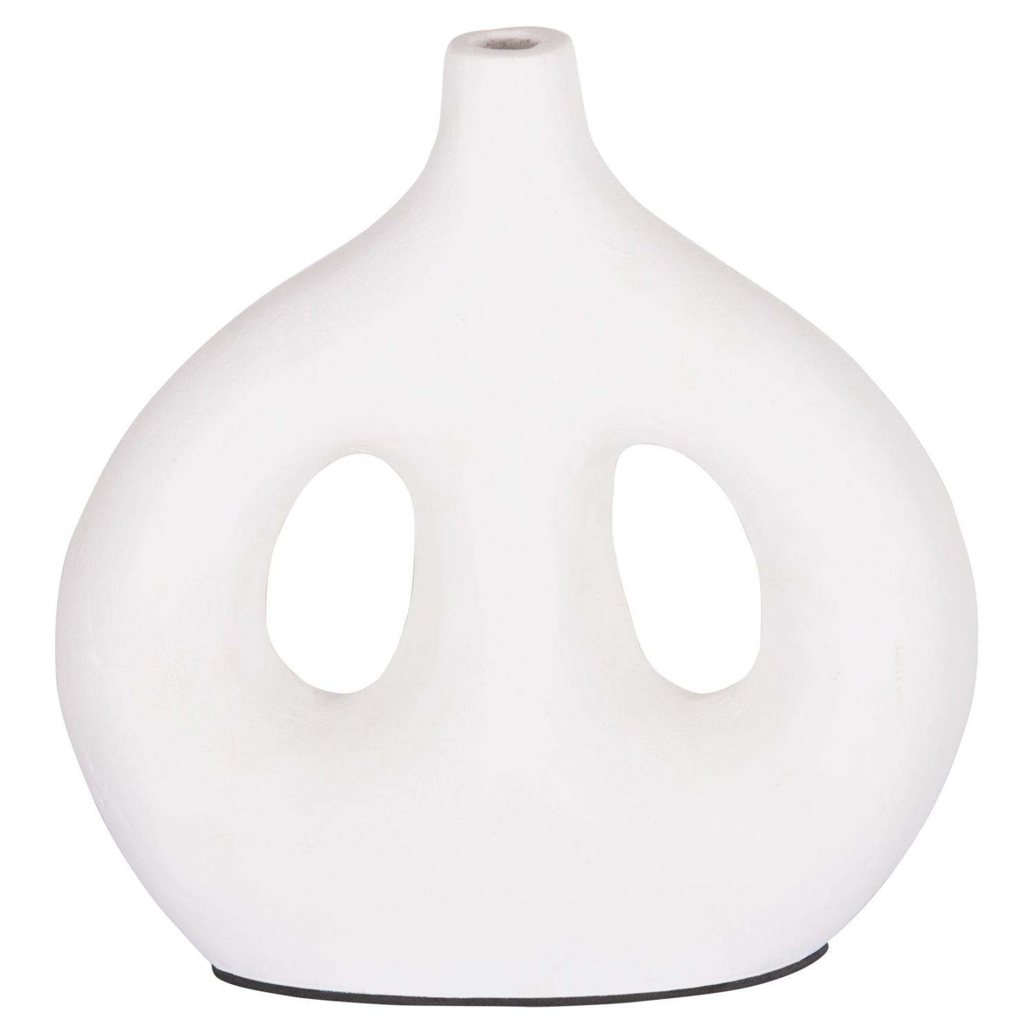 Ваза CLAYVON бял цвят 23,5x8x24,5