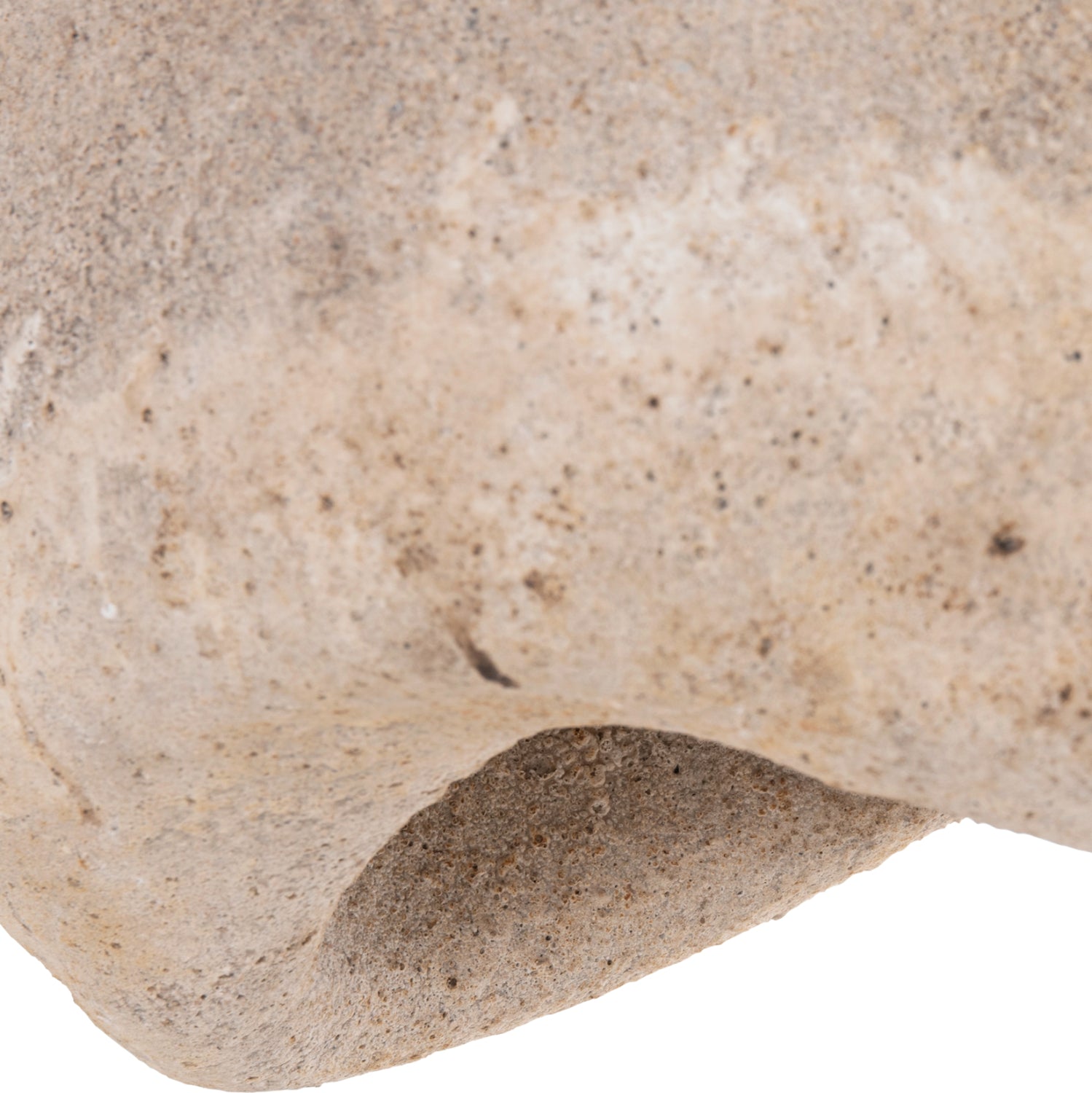 Таванен аптор с камъчен видиж, камъчен (s) тъмно бежов 35x27x40см.