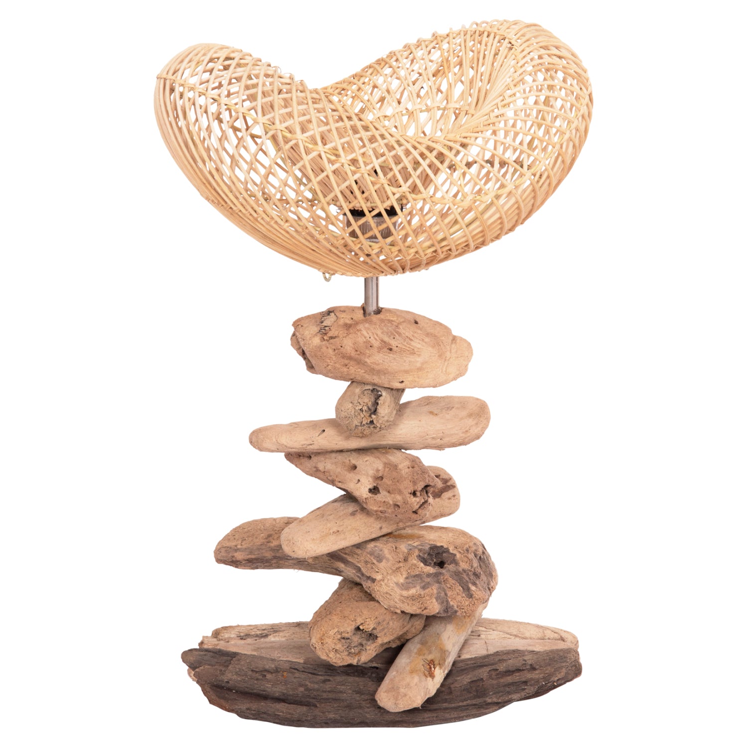 Настолна лампа  IVAR естествен цвят  32x30x53см