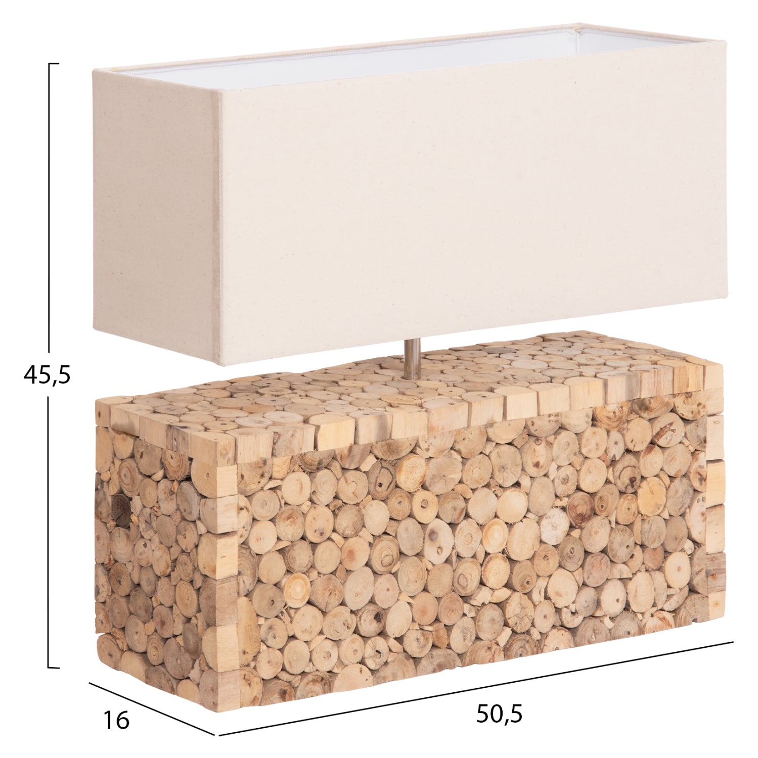 Настолна лампа Twiggy бял-естествен цвят  505x16x455см
