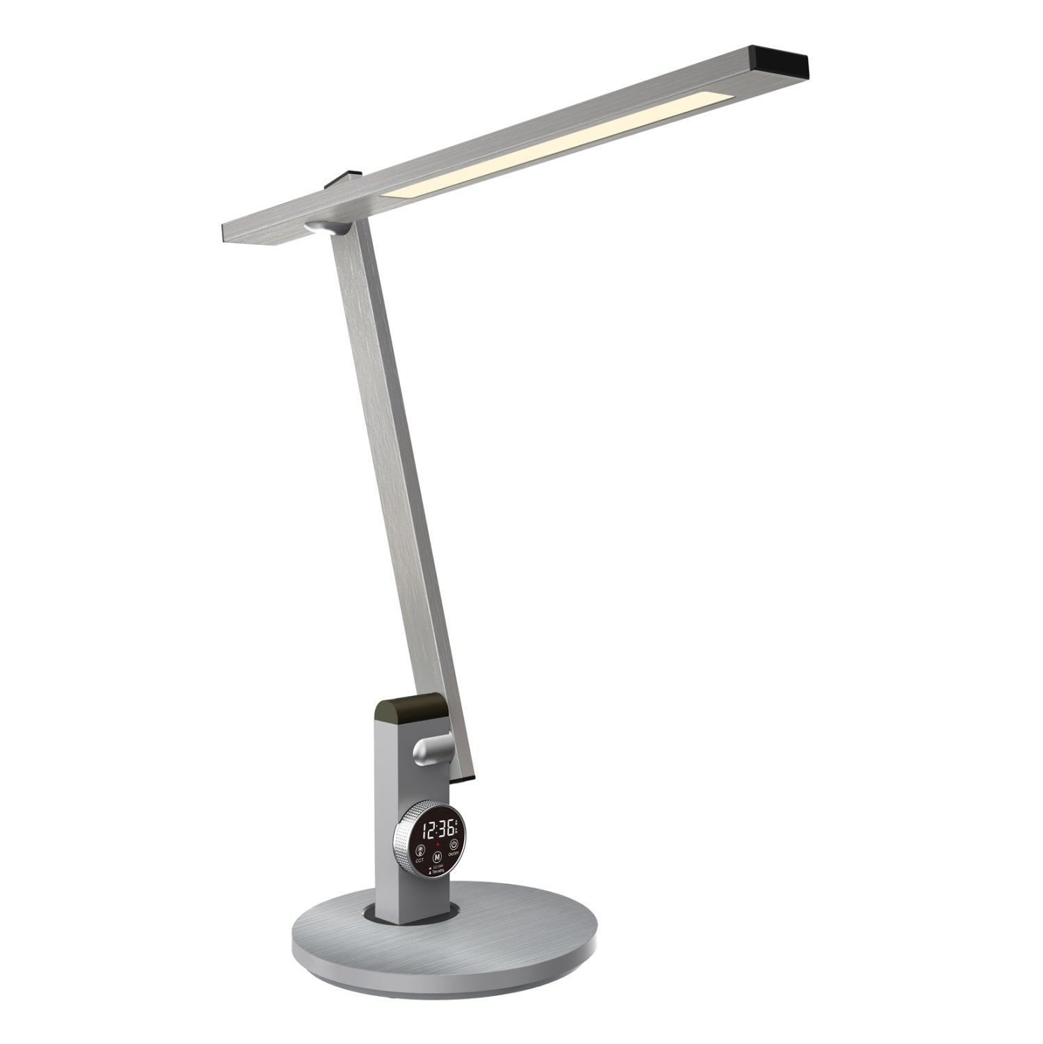 Led настолна лампа BLAIN сребрист цвят Φ19x49.9см