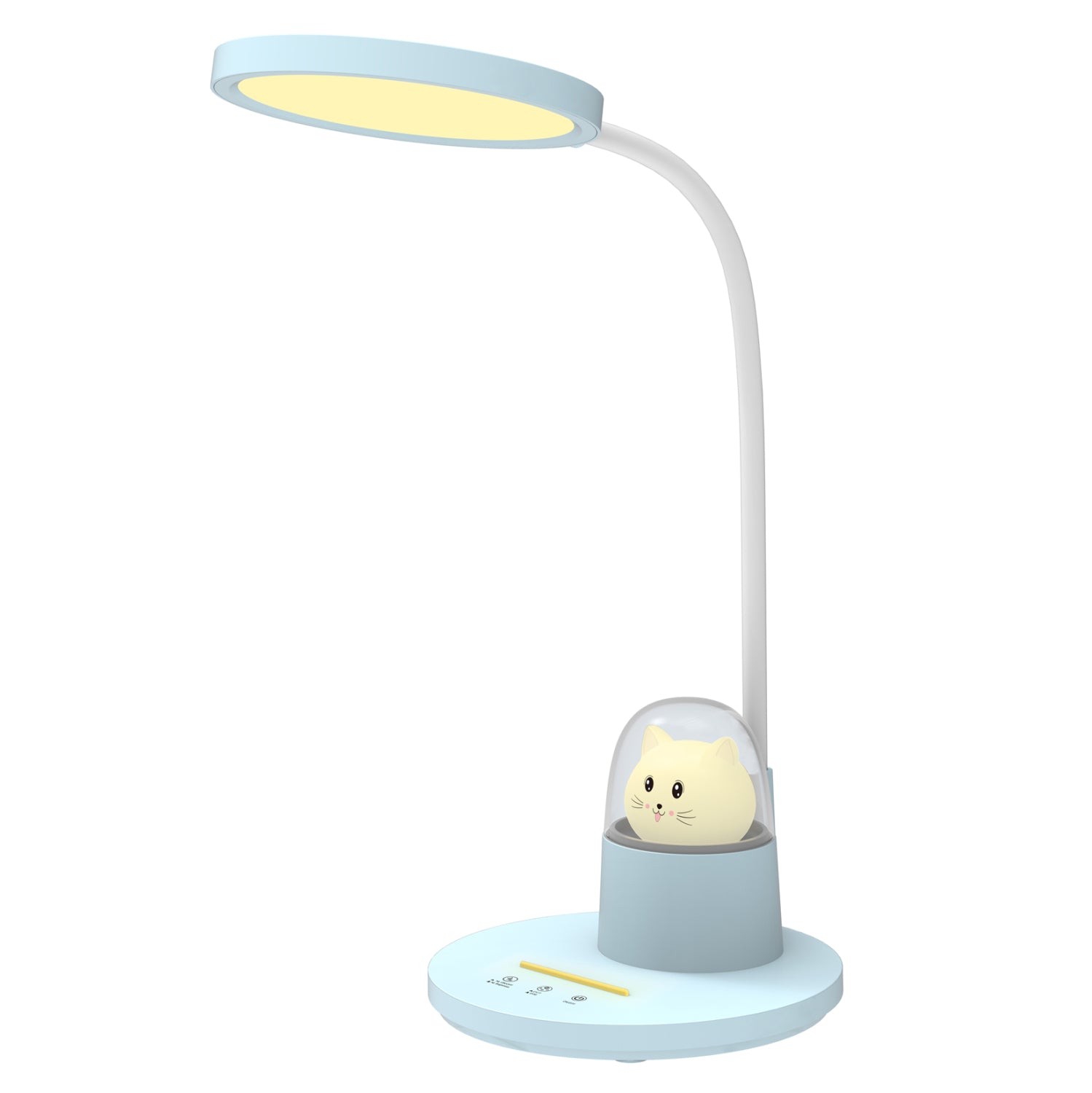 Led настолна лампа Коте син цвят
