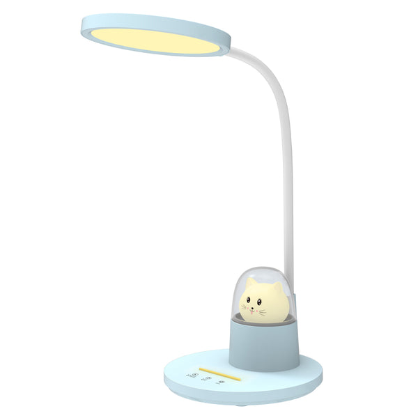 Led настолна лампа Коте син цвят