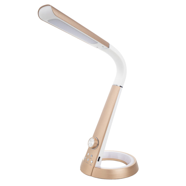 Led настолна лампа BLAIN златис-бял  цвят 34.3x18.3x42.5см