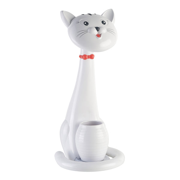 Led настолна лампа  CAT  бял цвят