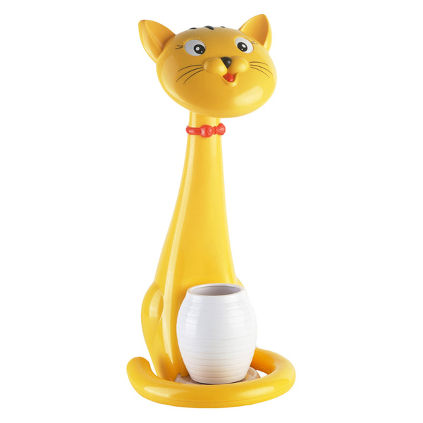 Led настолна лампа  CAT  жълт цвят