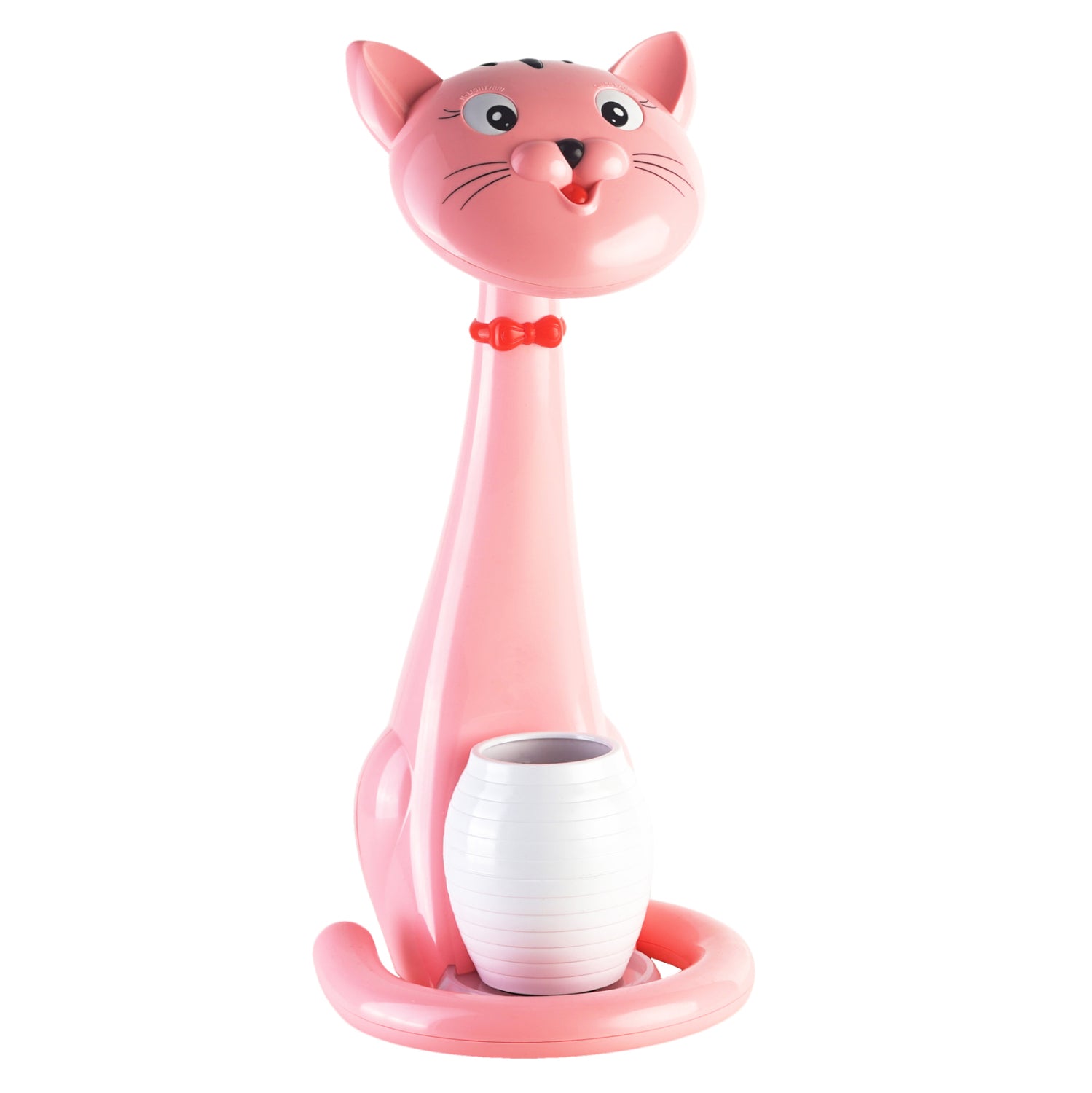 Led настолна лампа  CAT  розов цвят
