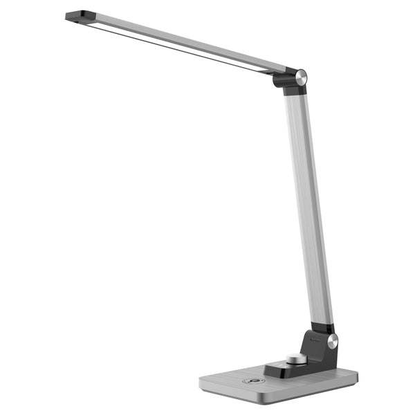 Led настолна лампа BLAIN  сребрист цвят 35.6x43.1см