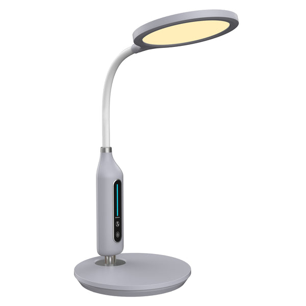 Led настолна лампа BLAIN сив цвят Φ18.5x40.7см