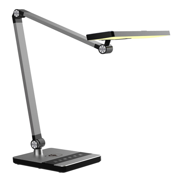 Led настолна лампа  BLAIN сребрист цвят  35x43.9см